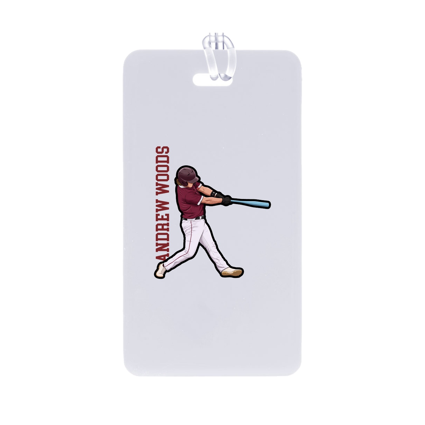 Bag Tag — Name Vertical in Classic