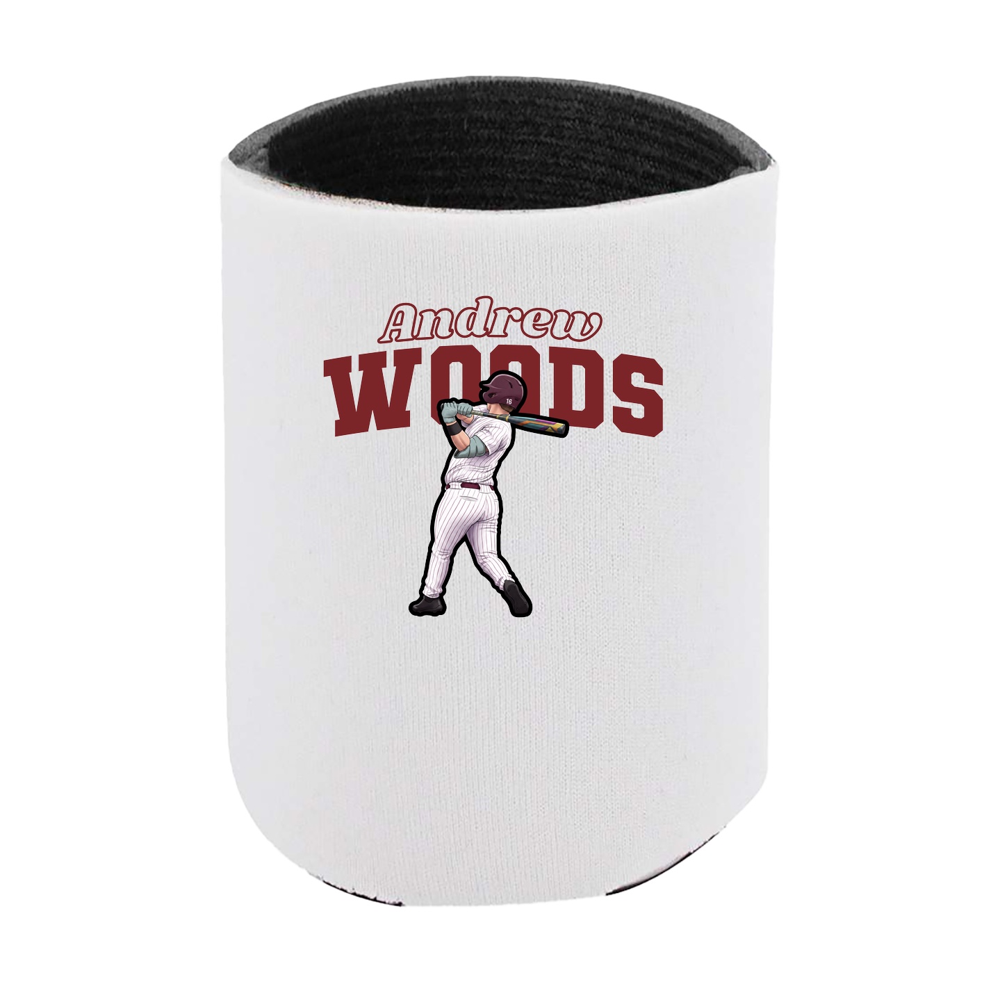 Can Holder — Name Arch in White