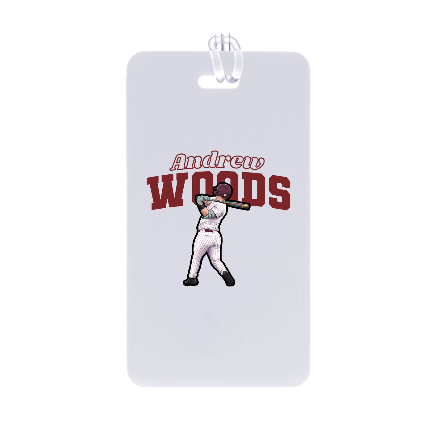 Bag Tag — Name Arch in Classic
