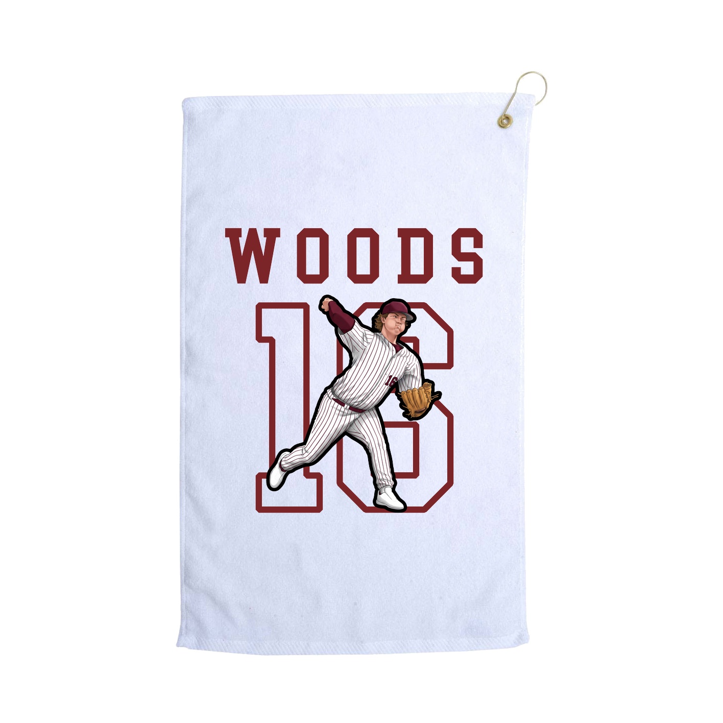 Golf Towel — Shirsey in White