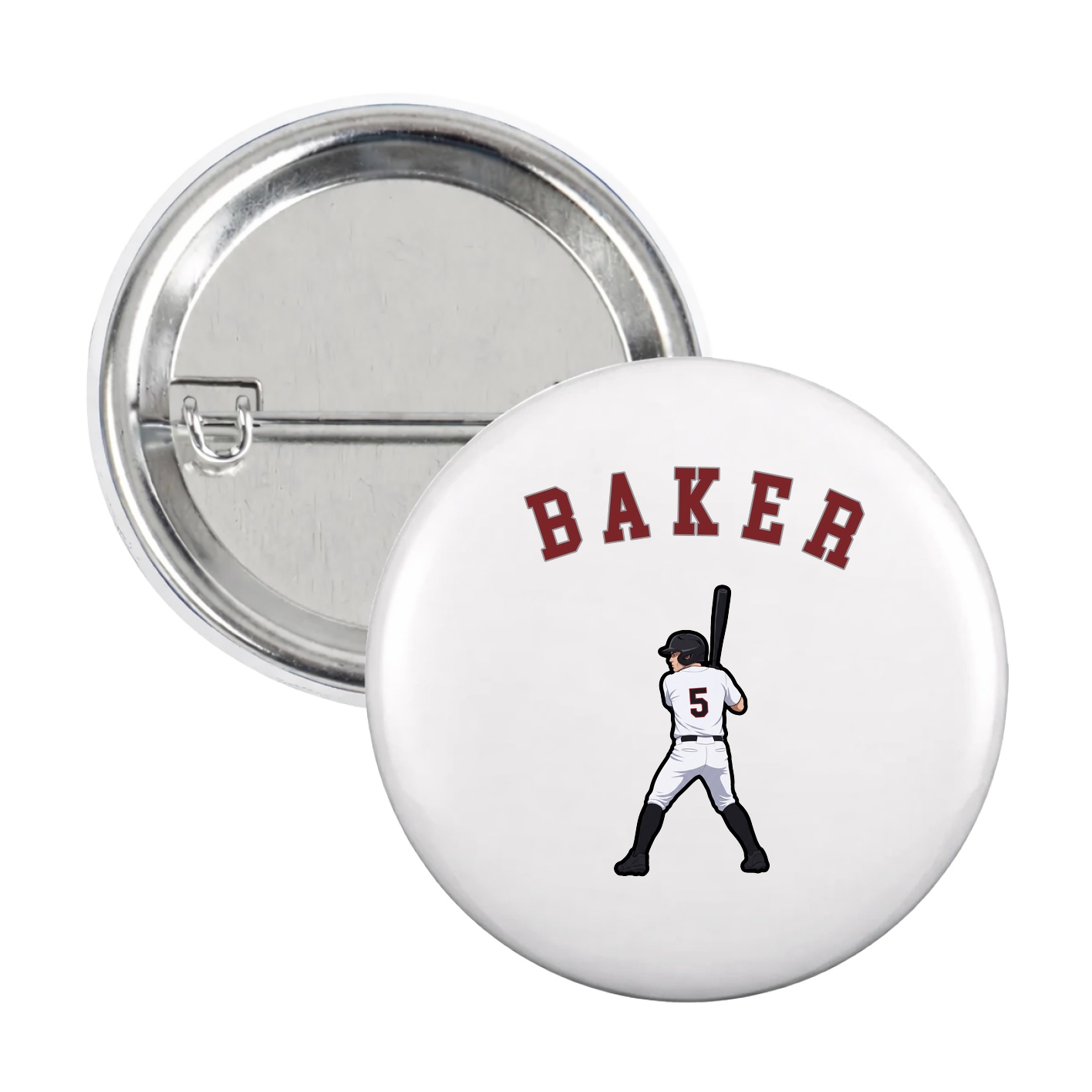 Game Day Button — Shirsey Arch in White
