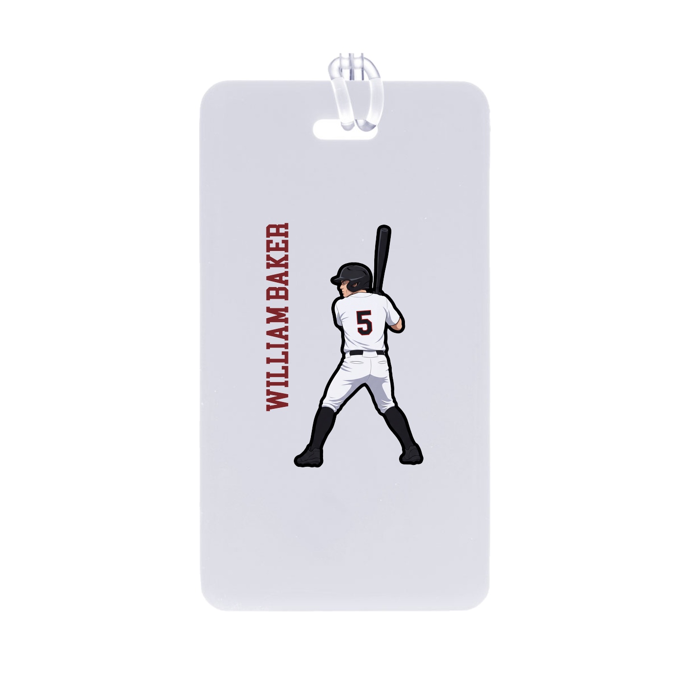 Bag Tag — Name Vertical in Classic