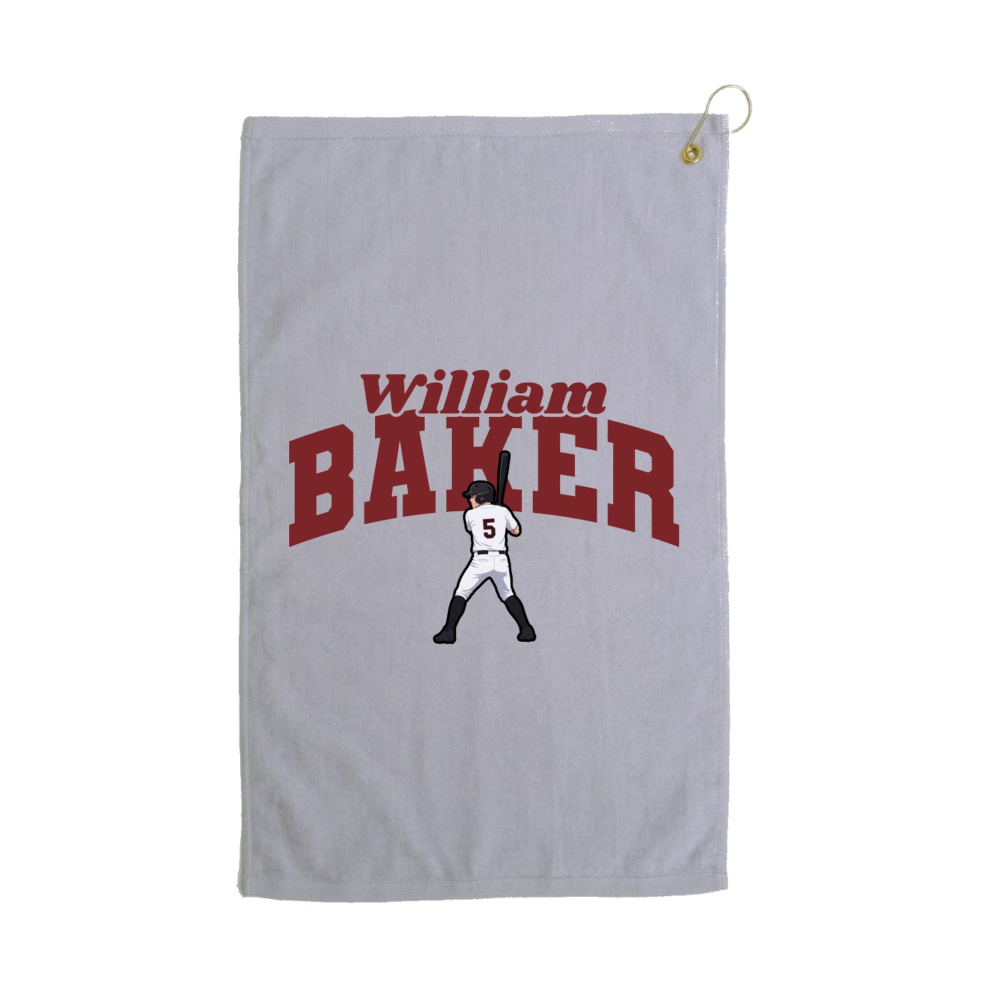 Golf Towel — Signature Arch in Grey