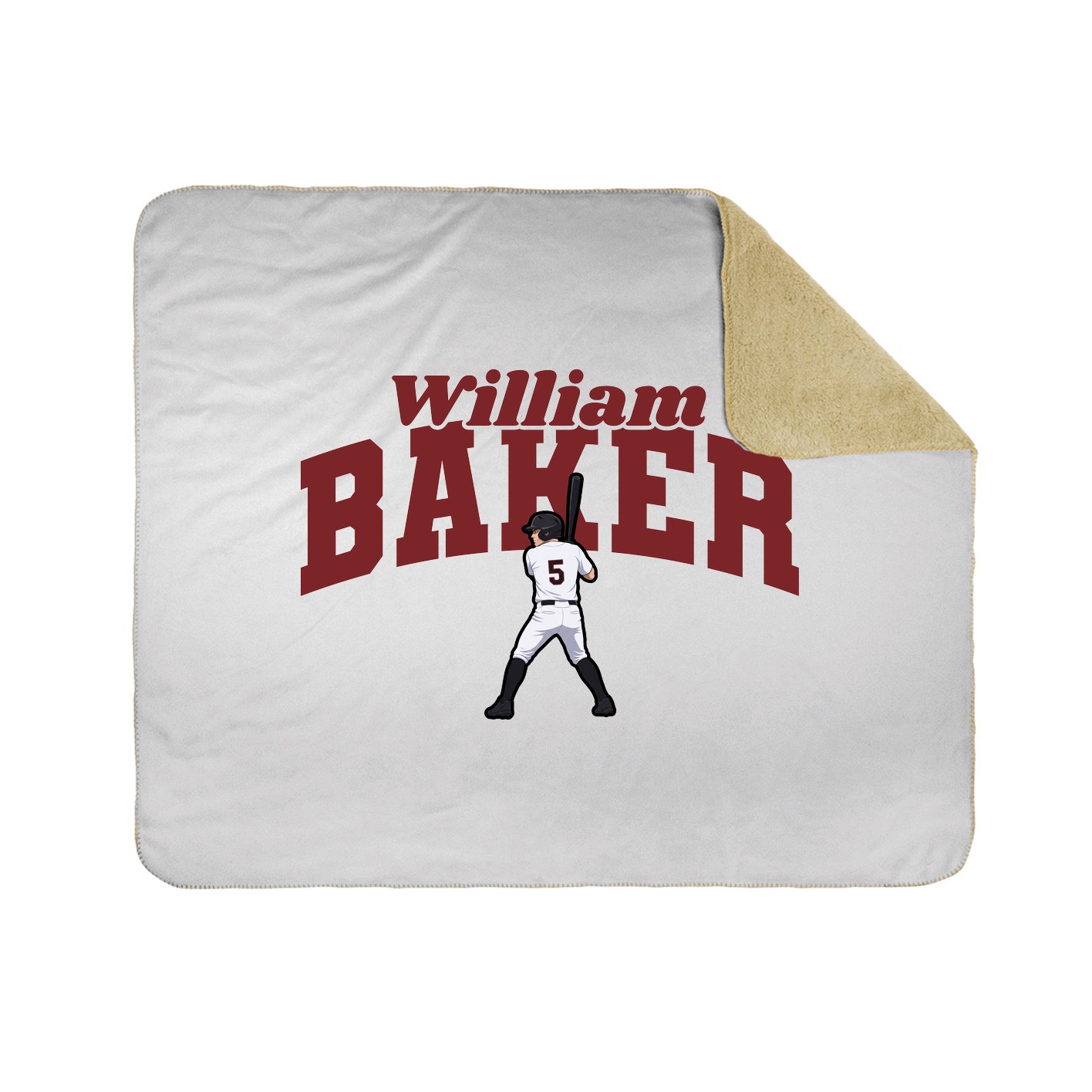 Throw Blanket — Signature Arch in White