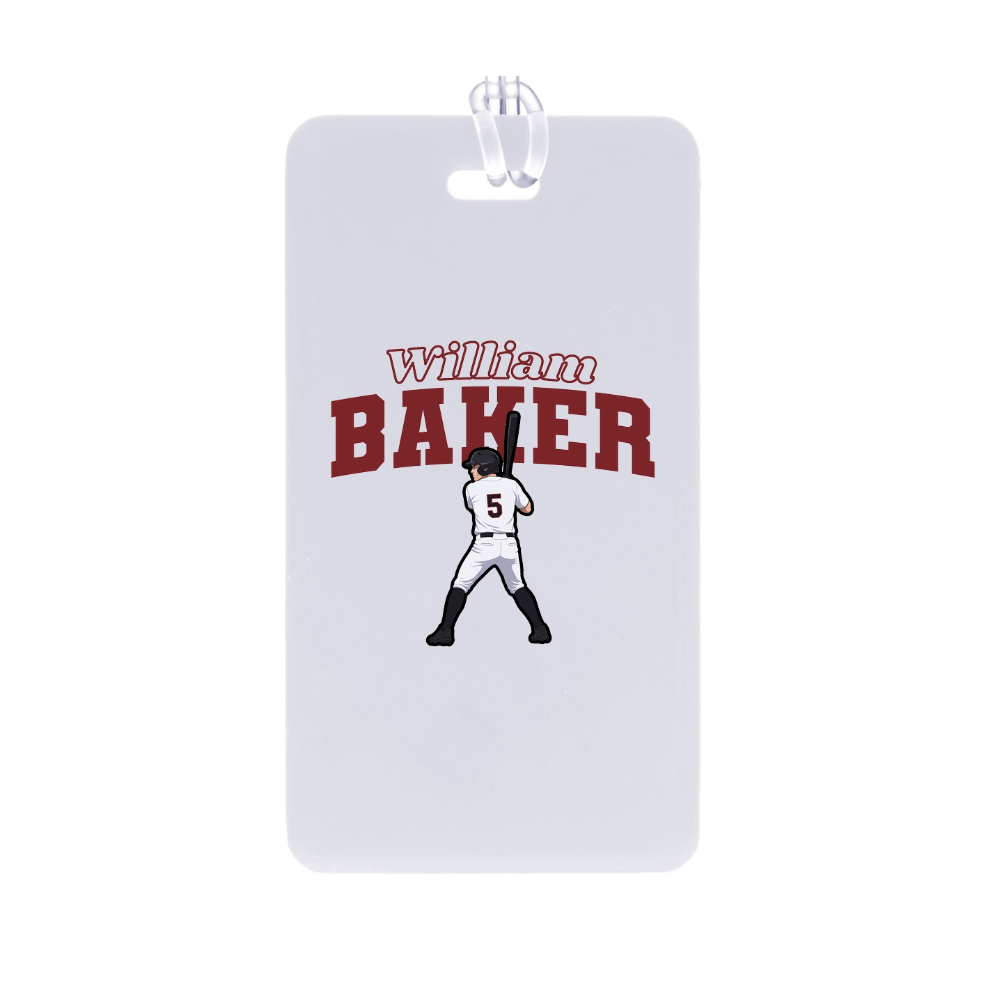 Bag Tag — Name Arch in Classic