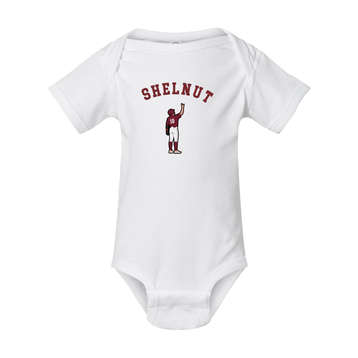 Baby Onesie — Shirsey Arch in White