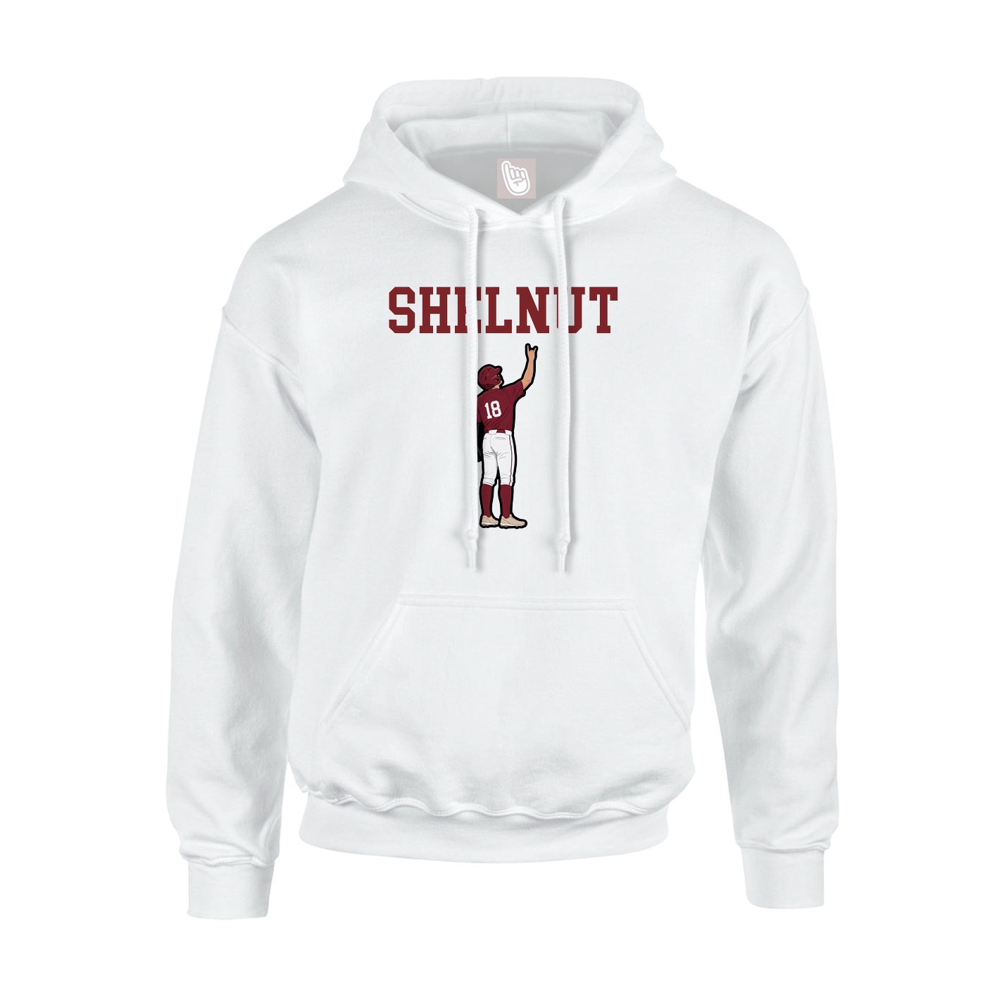 Hoodie — Shirsey in White