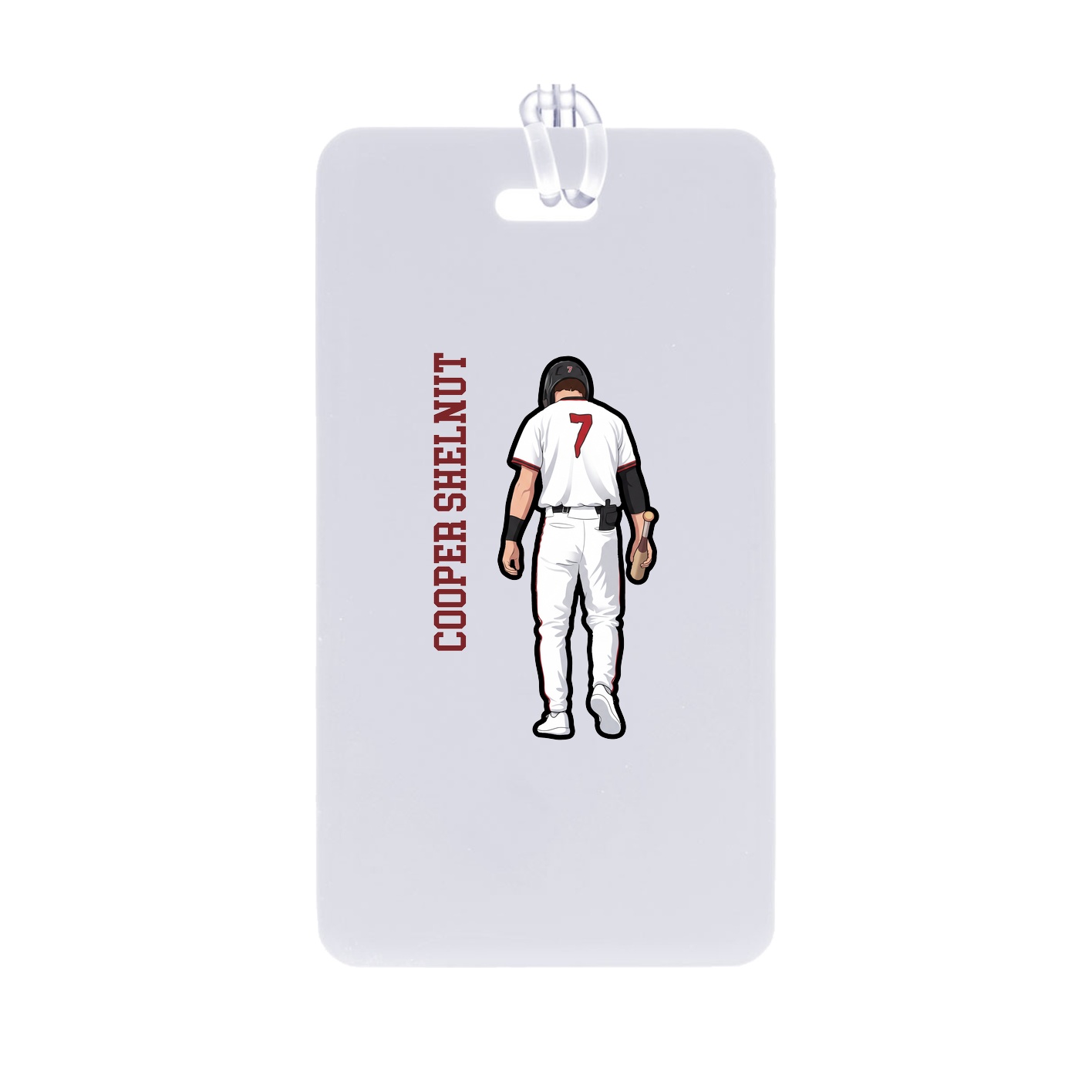 Bag Tag — Name Vertical in Classic
