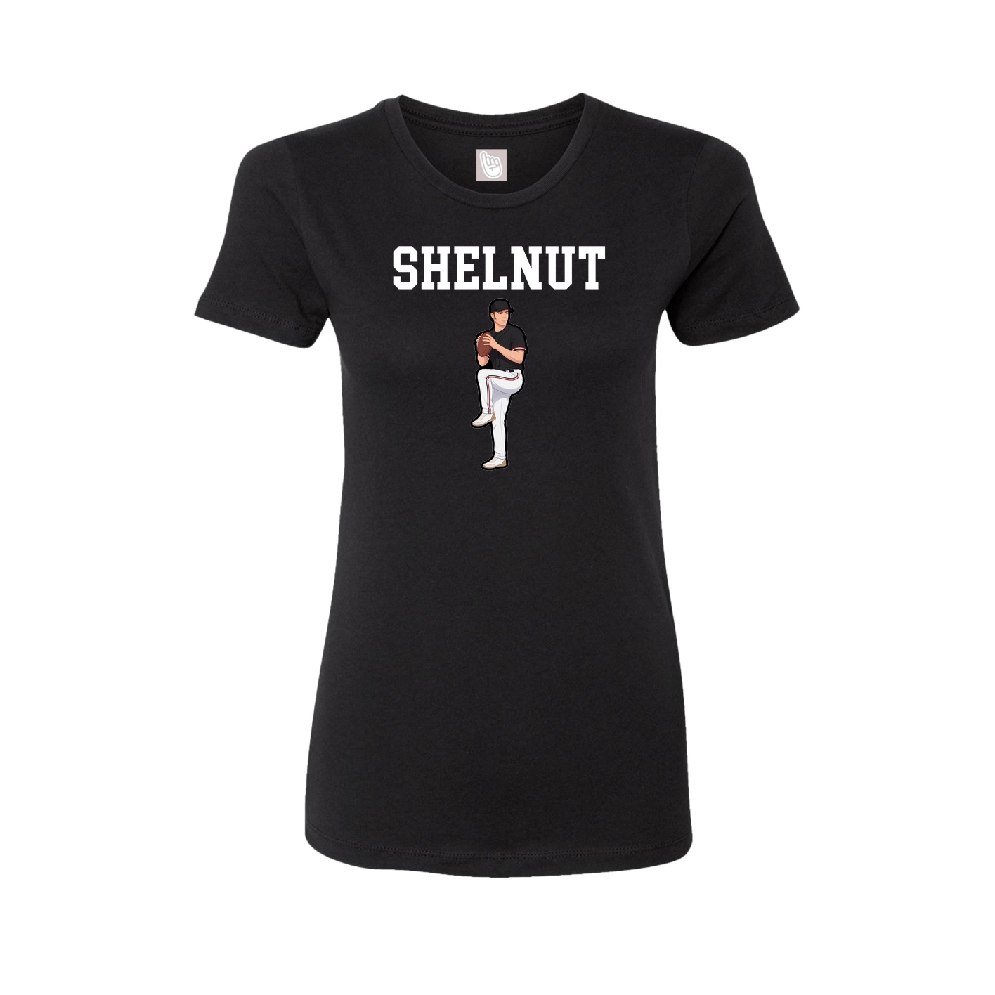 Fitted Women's Tee — Shirsey in Black