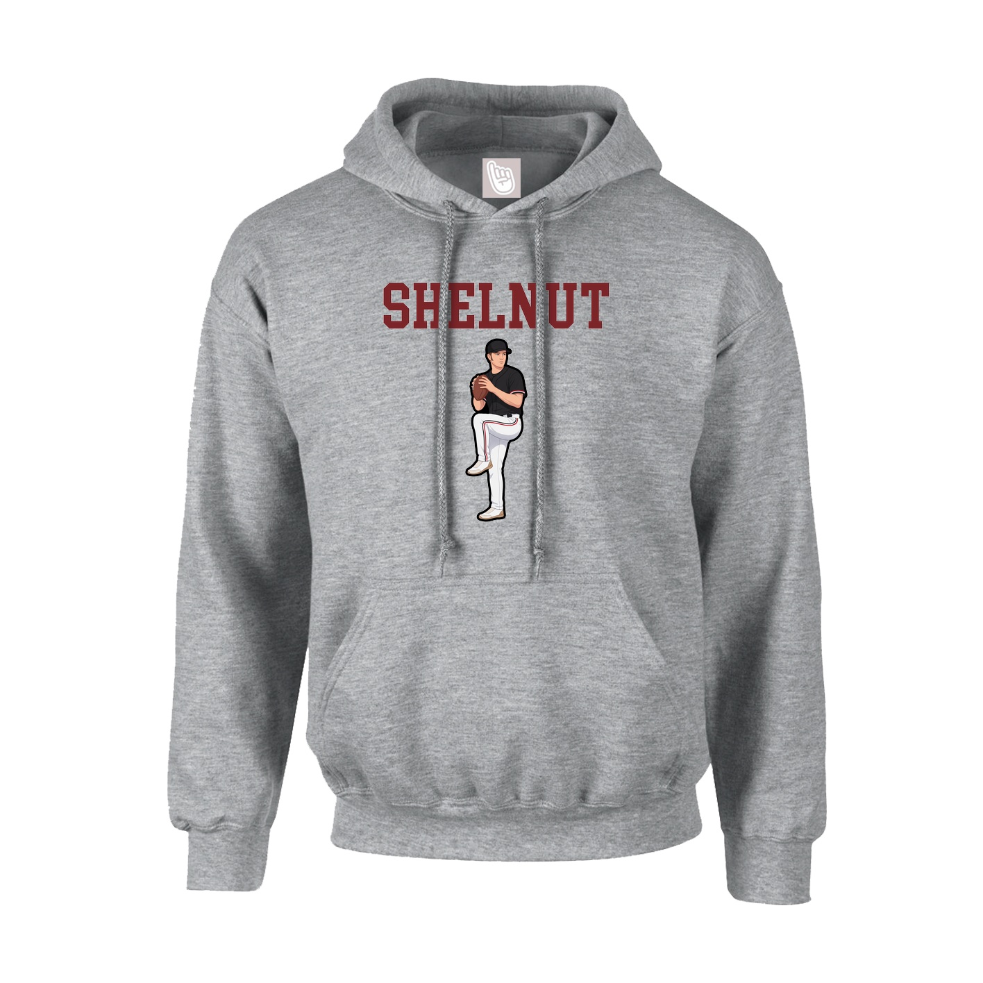 Hoodie — Shirsey in Grey