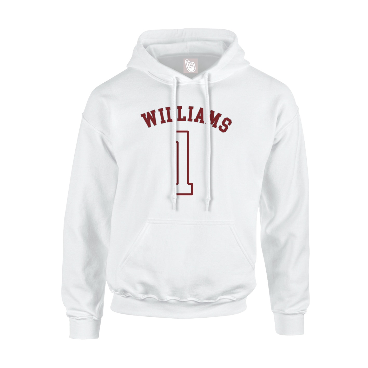 Hoodie — Shirsey Arch in White