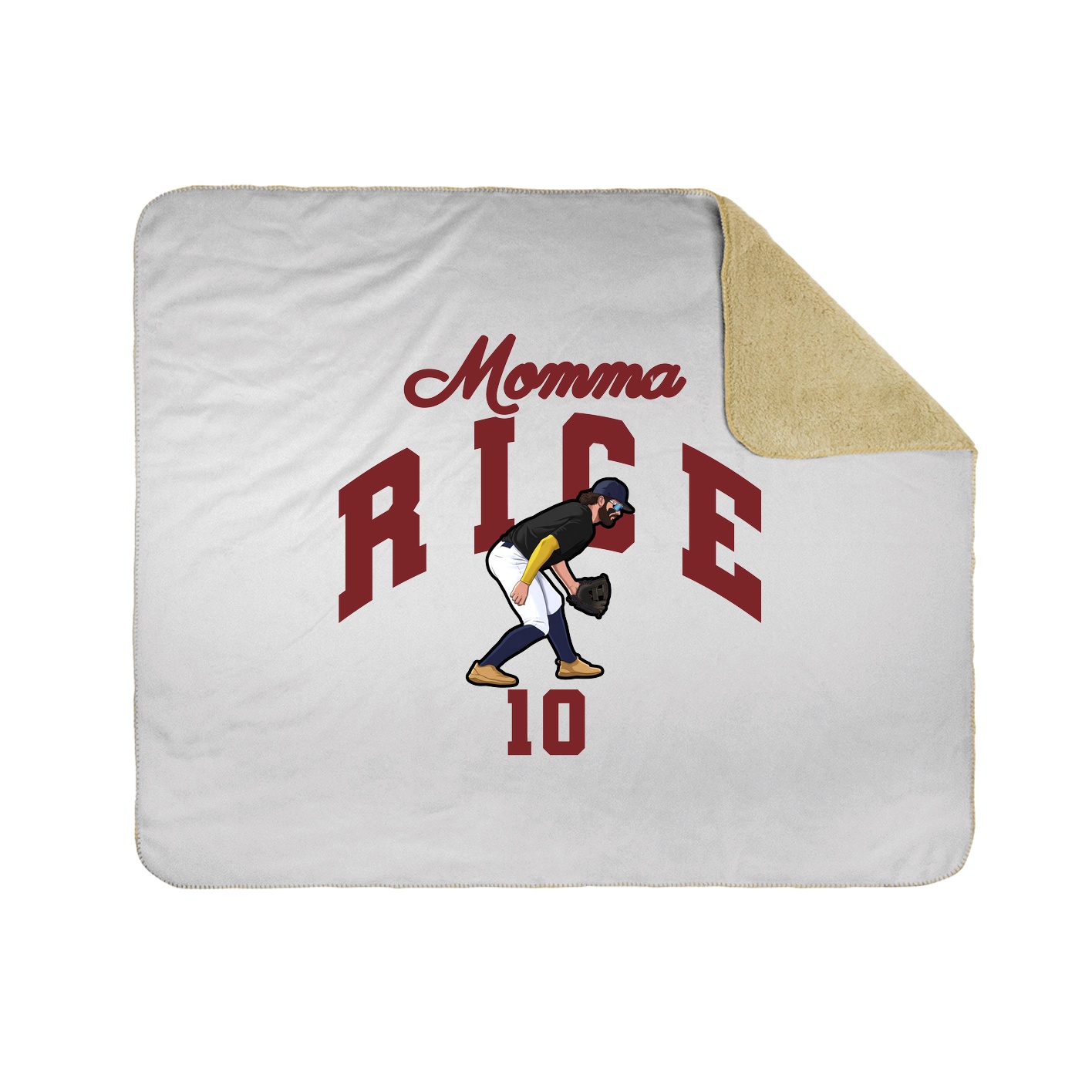 Throw Blanket — Mothers Day Arch in White