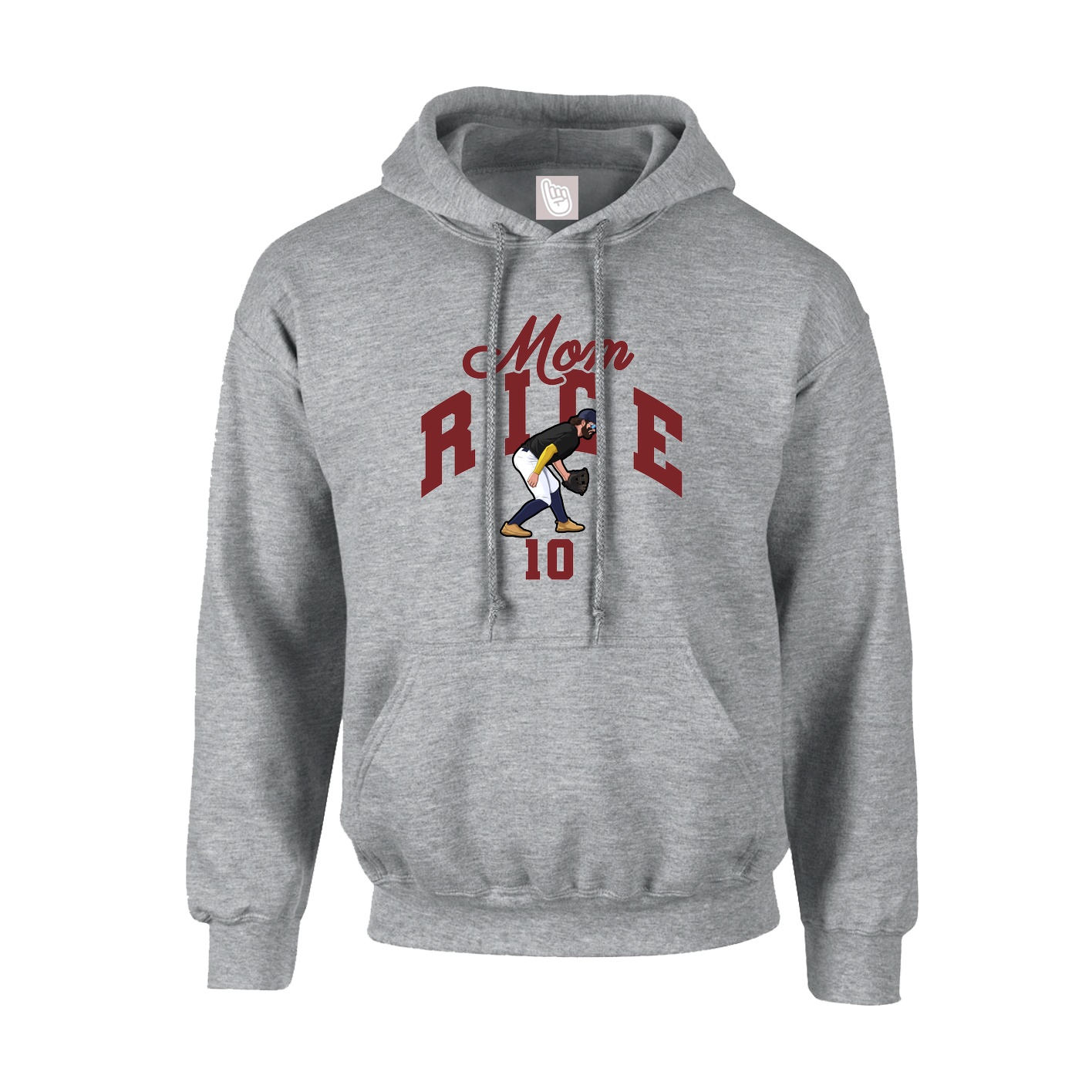 Youth Hoodie — Mothers Day Arch in Grey