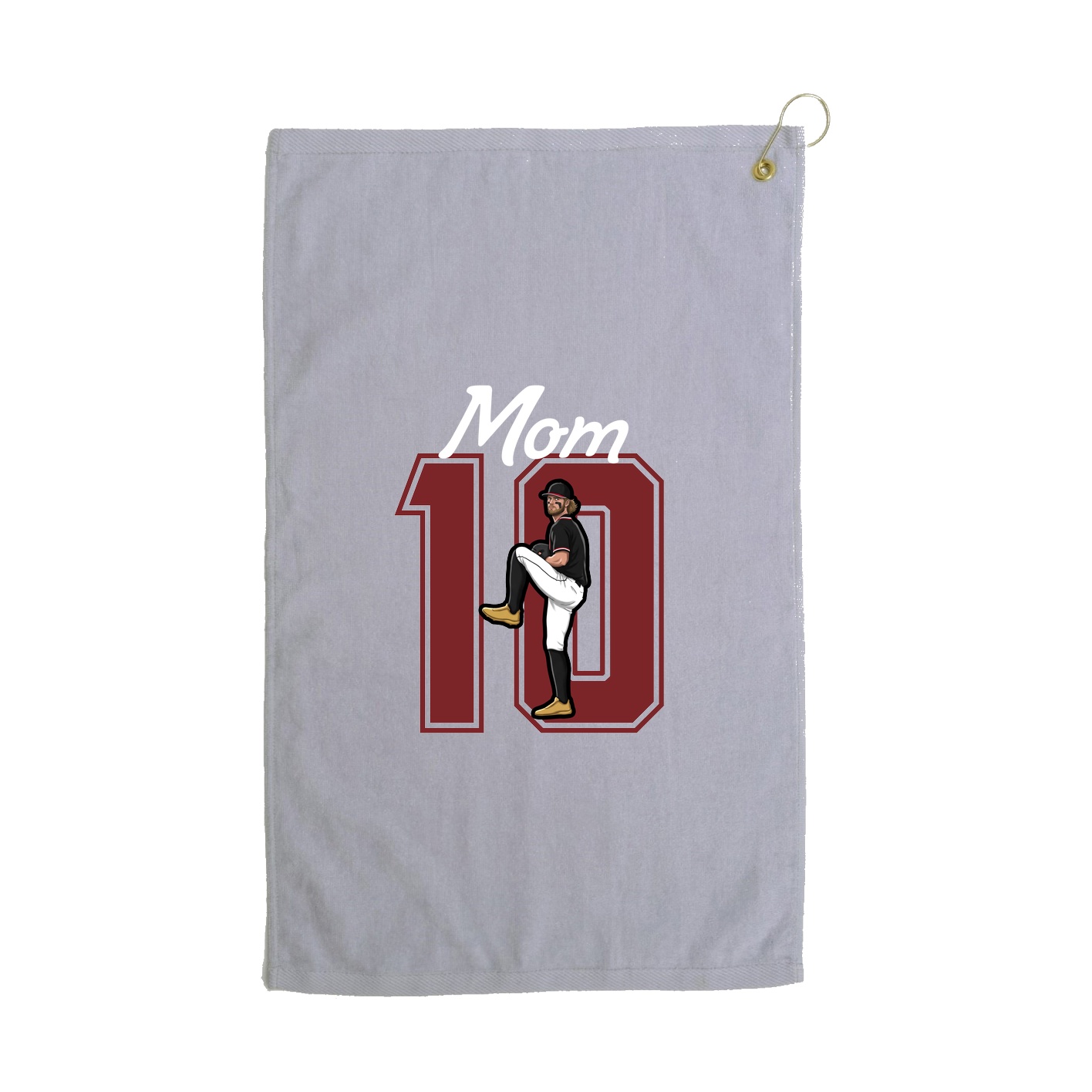 Golf Towel — Mothers Day Shirsey in Grey