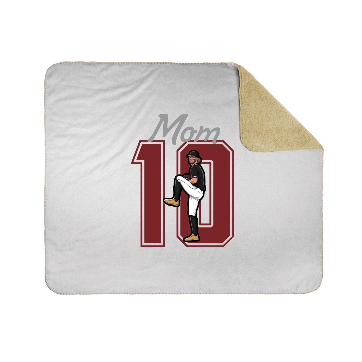 Throw Blanket — Mothers Day Shirsey in White