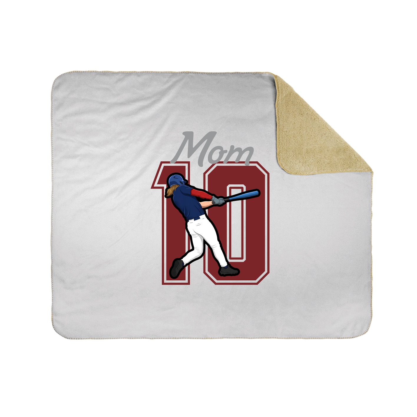 Throw Blanket — Mothers Day Shirsey in White