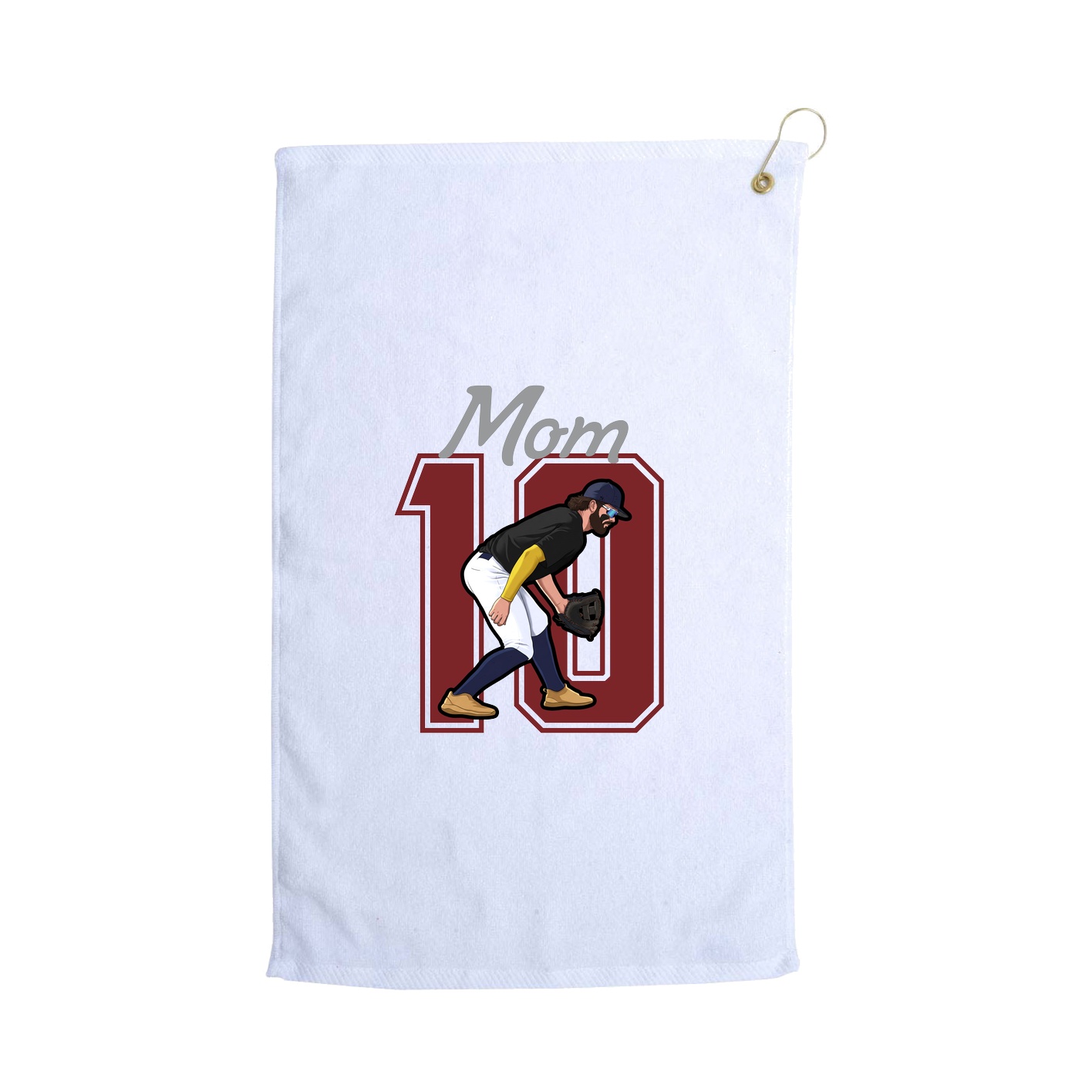 Golf Towel — Mothers Day Shirsey in White