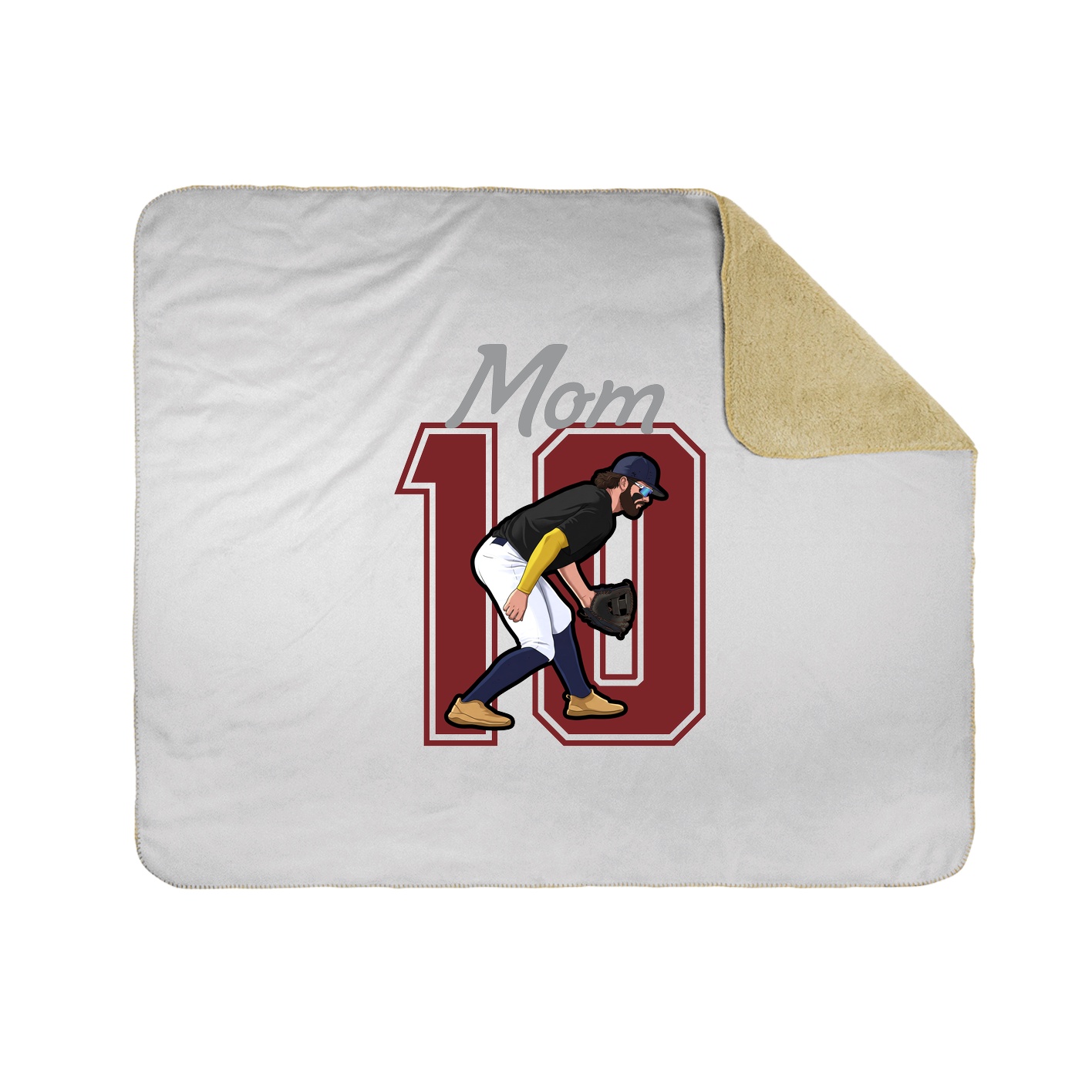 Throw Blanket — Mothers Day Shirsey in White
