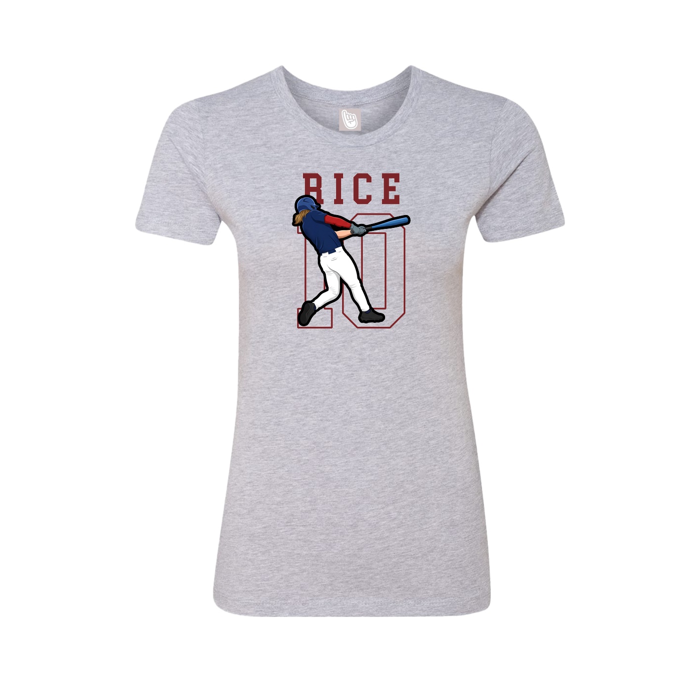 Fitted Women's Tee — Shirsey in Grey