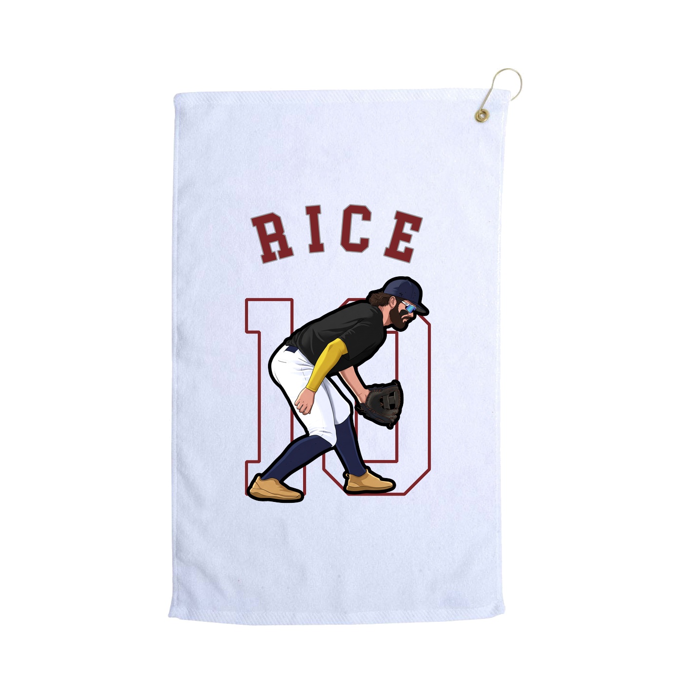 Golf Towel — Shirsey Arch in White