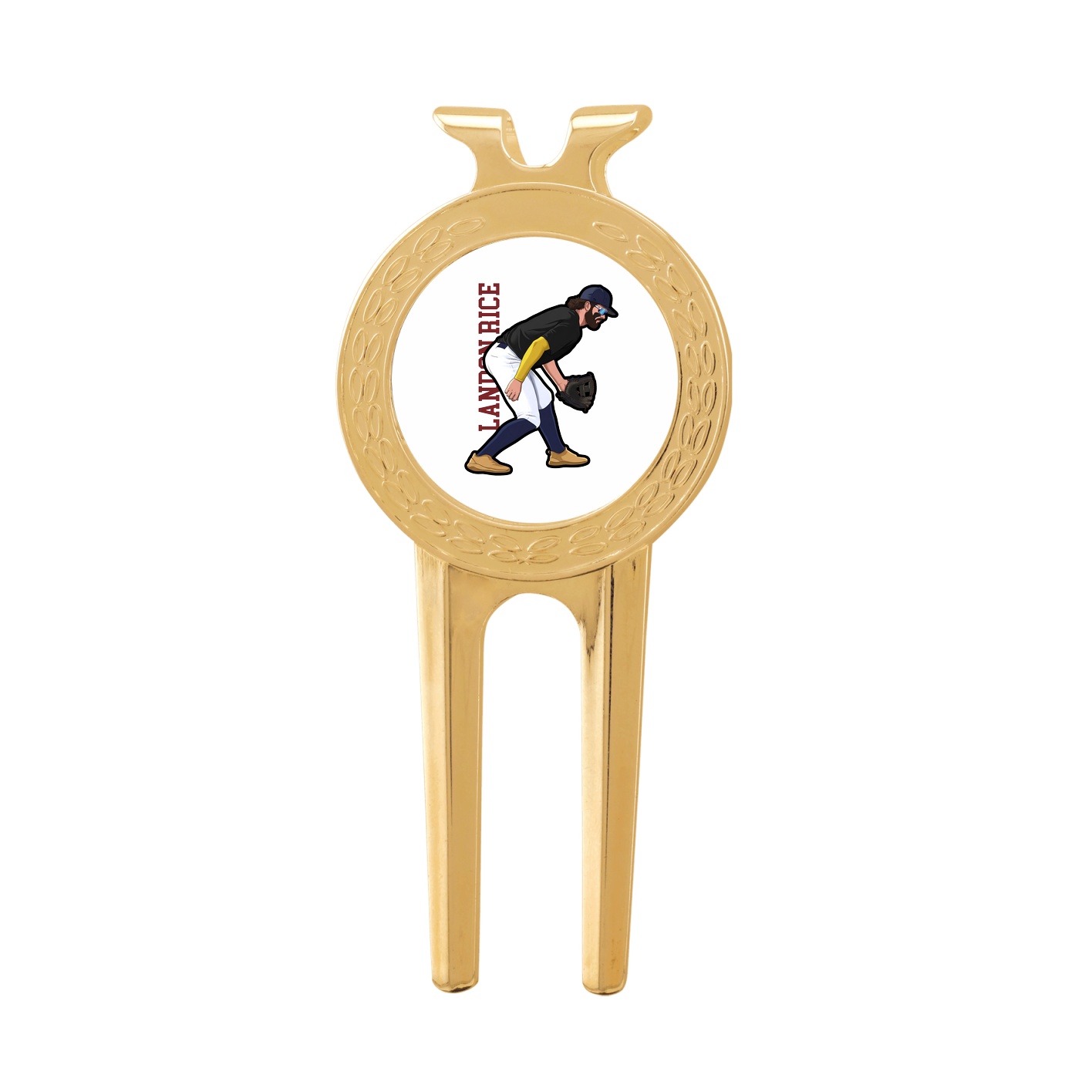 Divot Tool with Ball Marker — Name Vertical in Classic