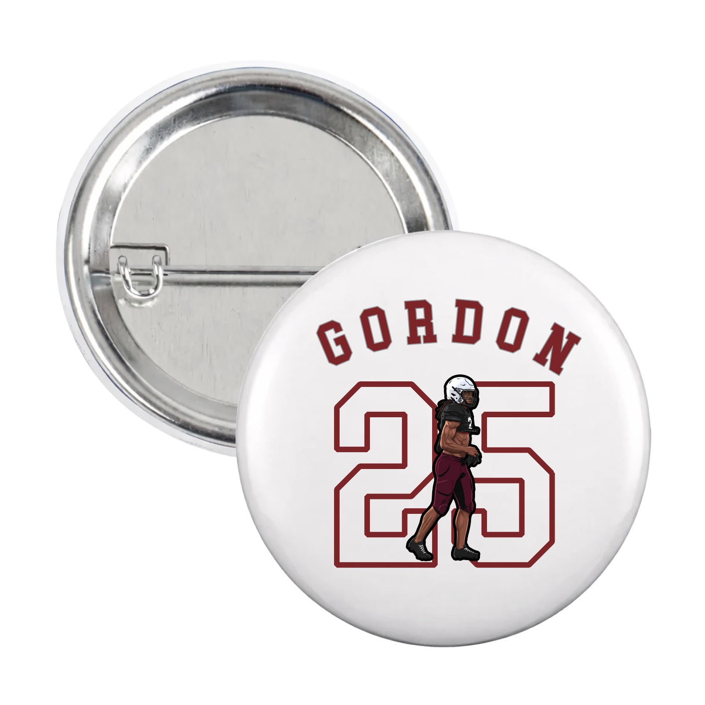 Game Day Button — Shirsey Arch in White