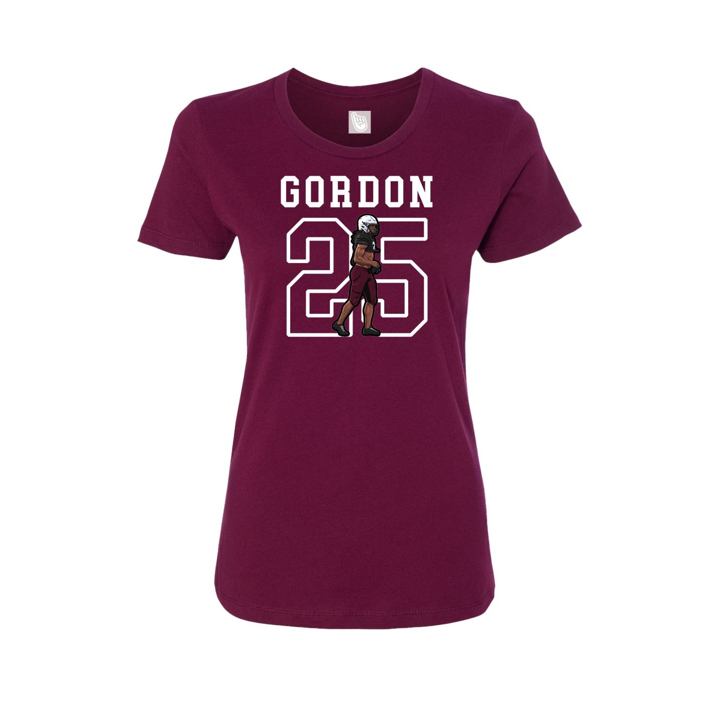 Fitted Women's Tee — Shirsey in Maroon