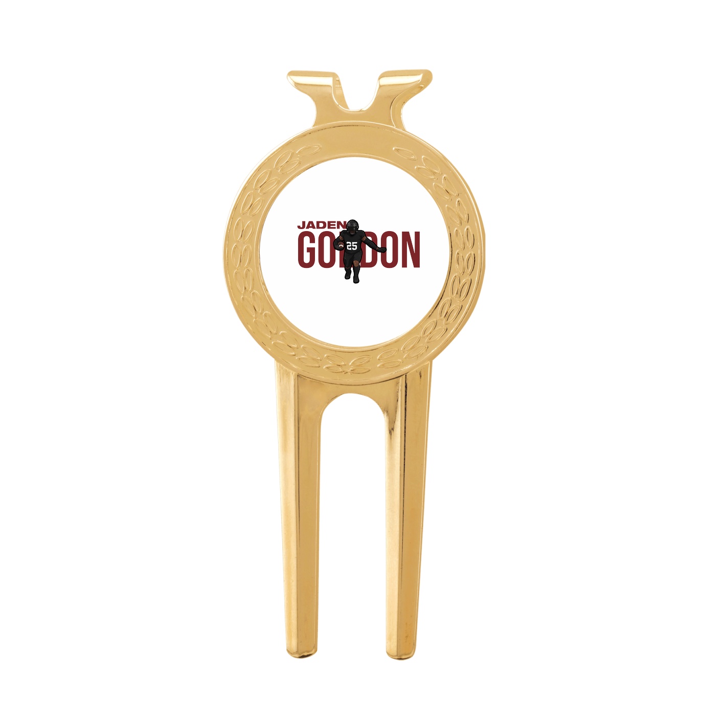 Divot Tool with Ball Marker — Player Name in Classic