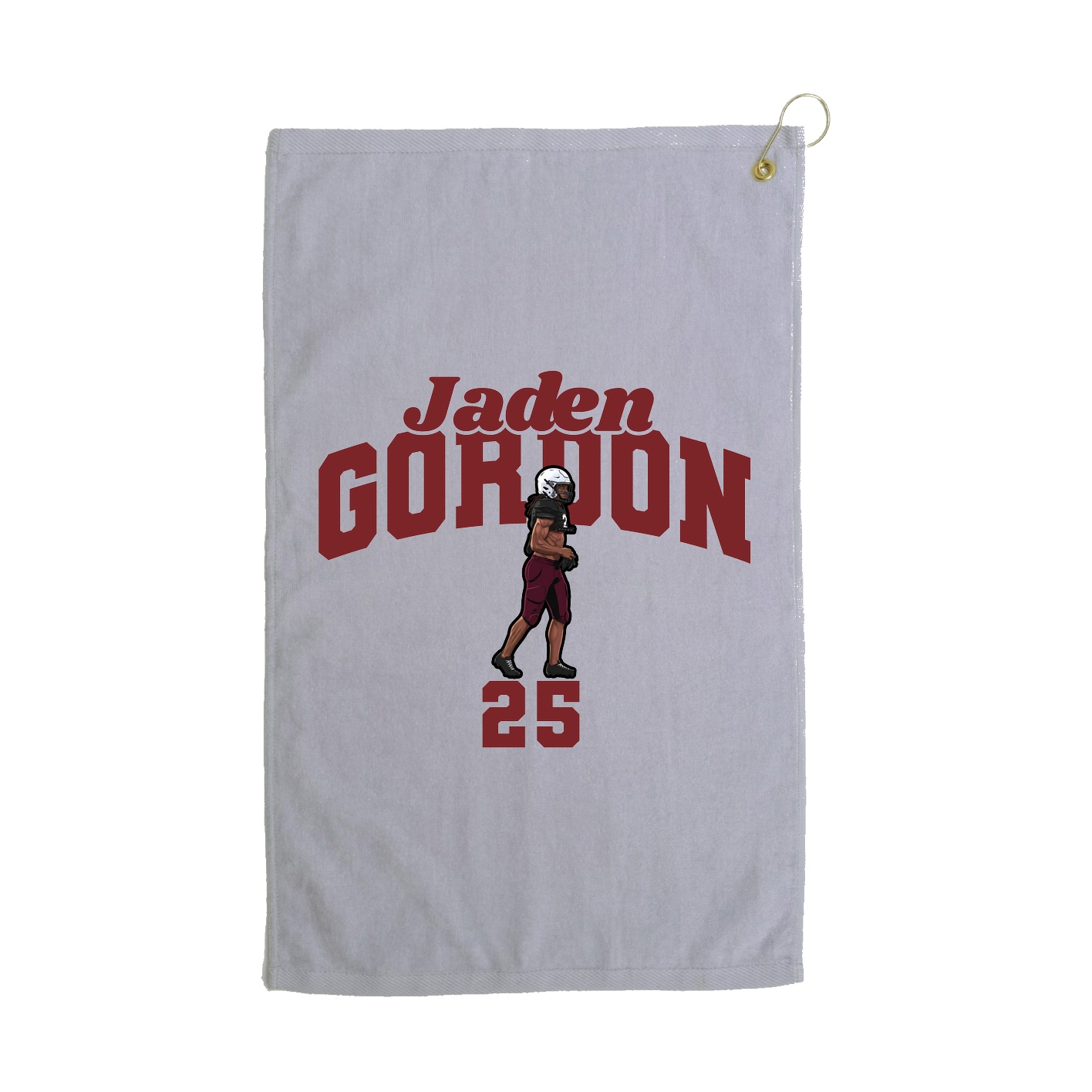 Golf Towel — Signature Arch in Grey