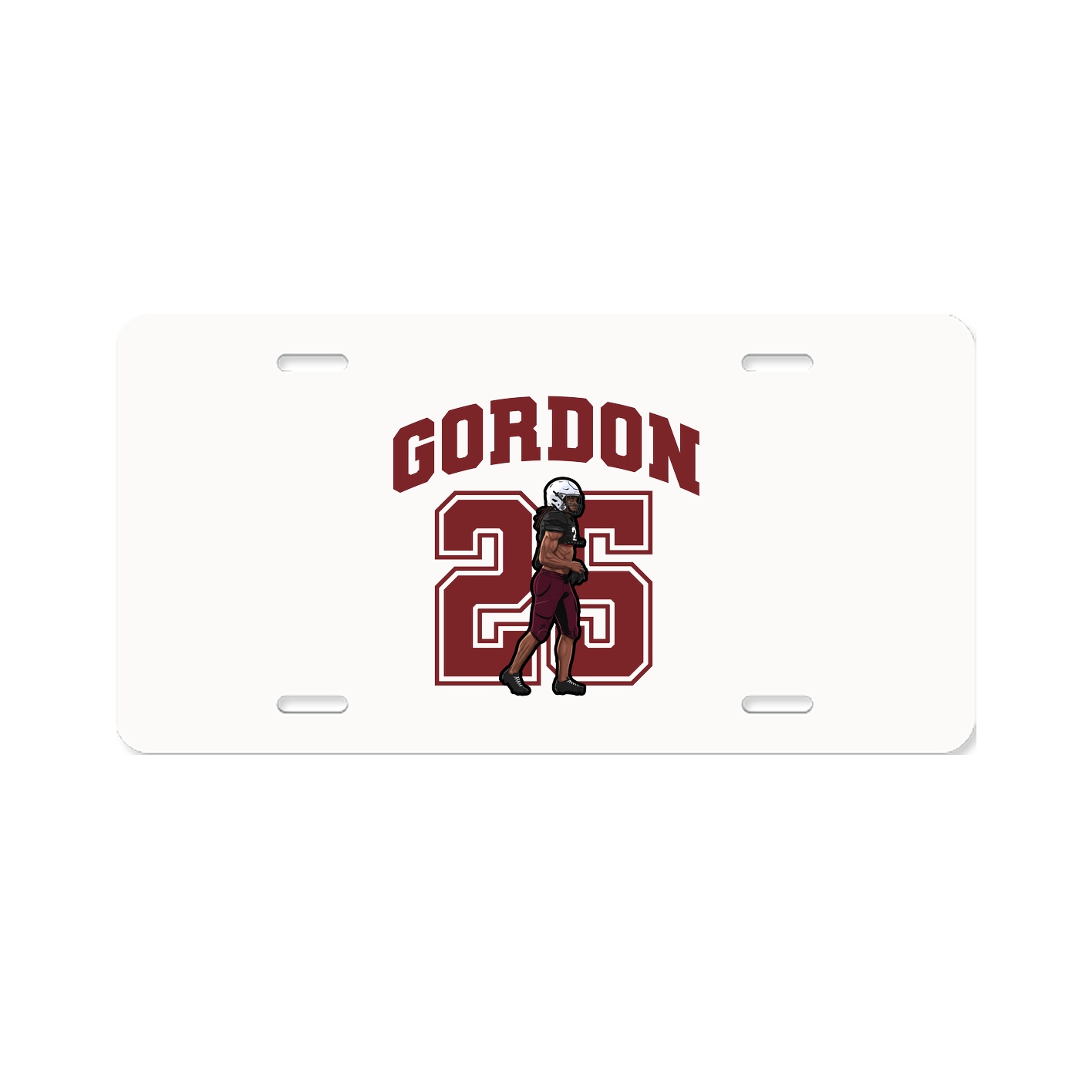 License Plate — Number in Classic