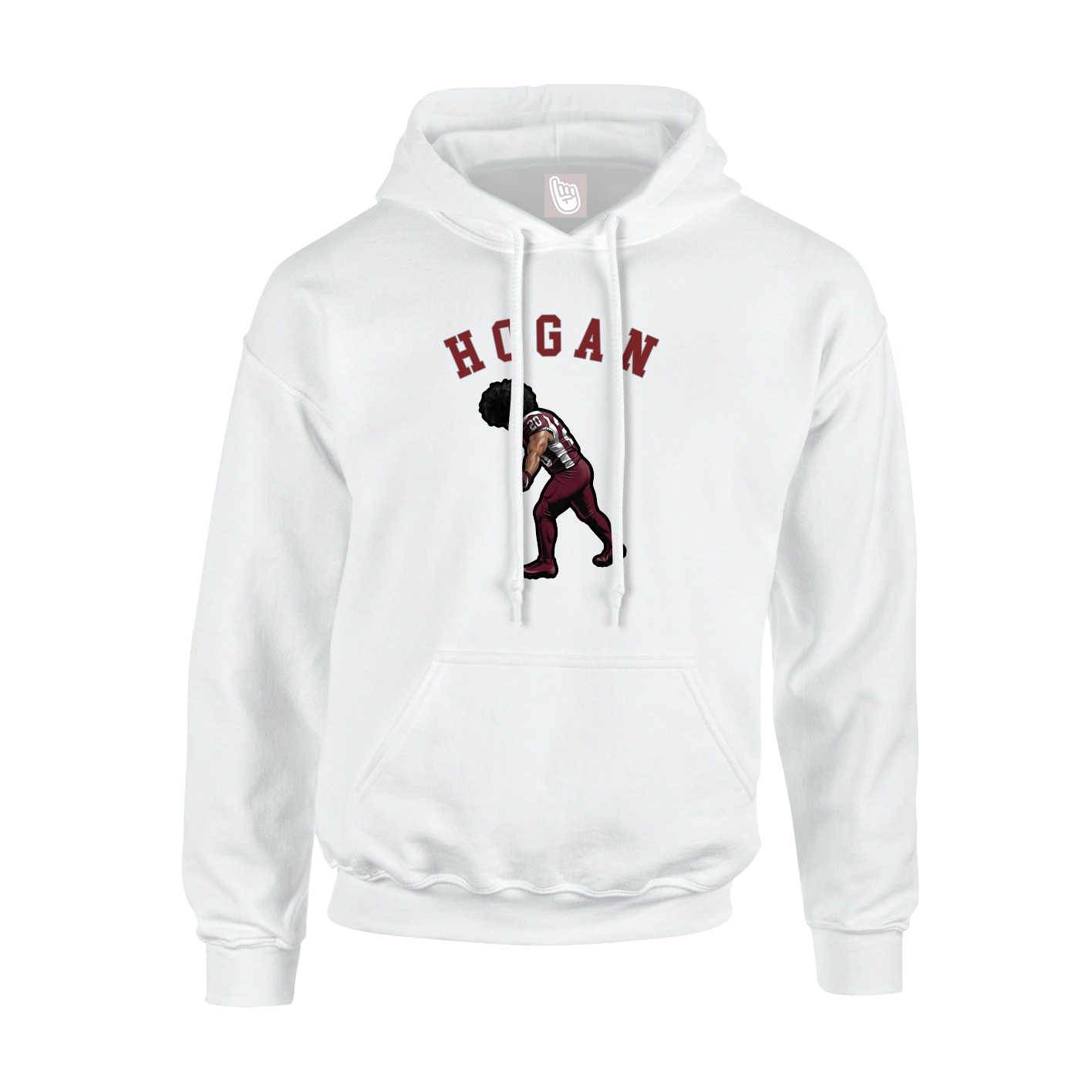 Youth Hoodie — Shirsey Arch in White