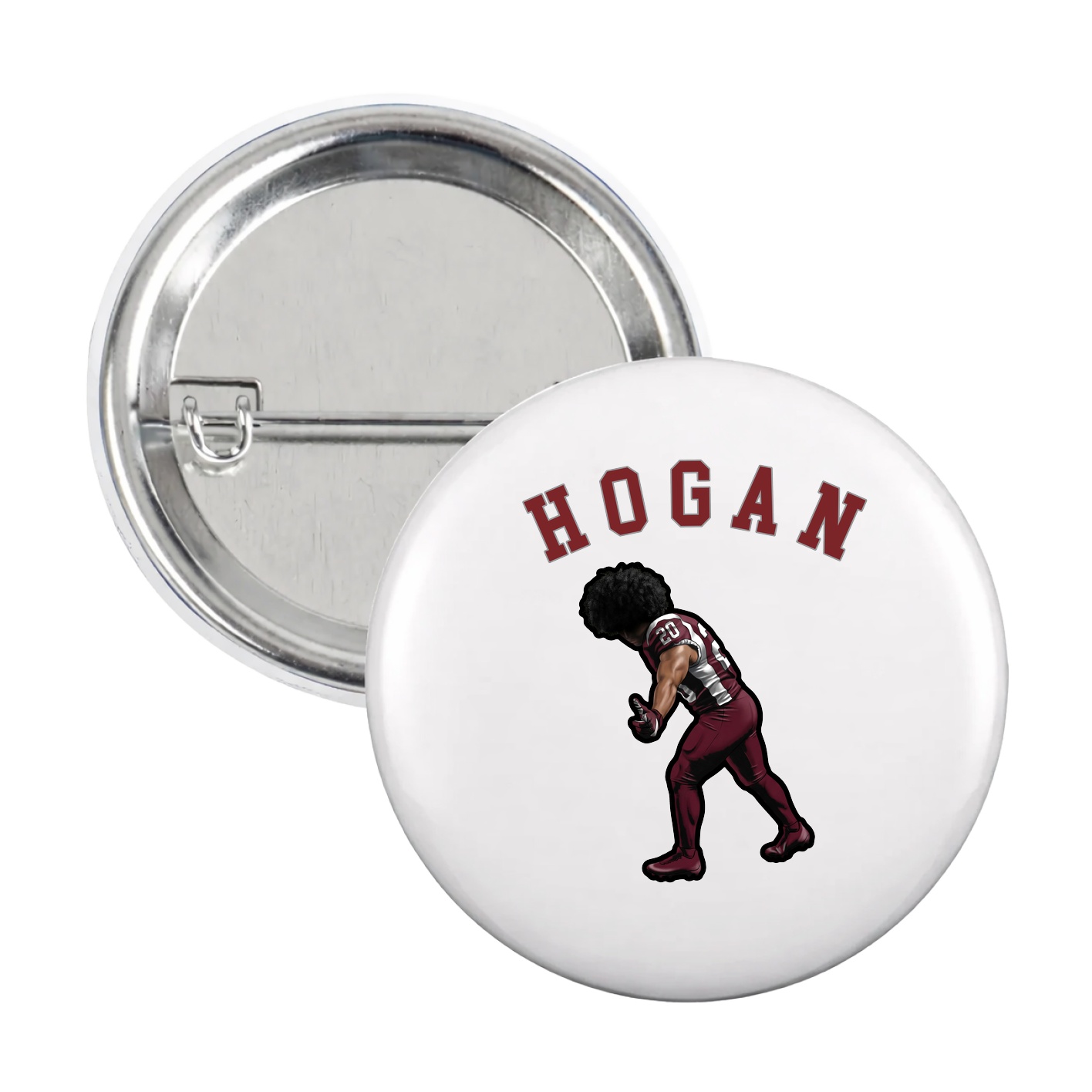 Game Day Button — Shirsey Arch in White