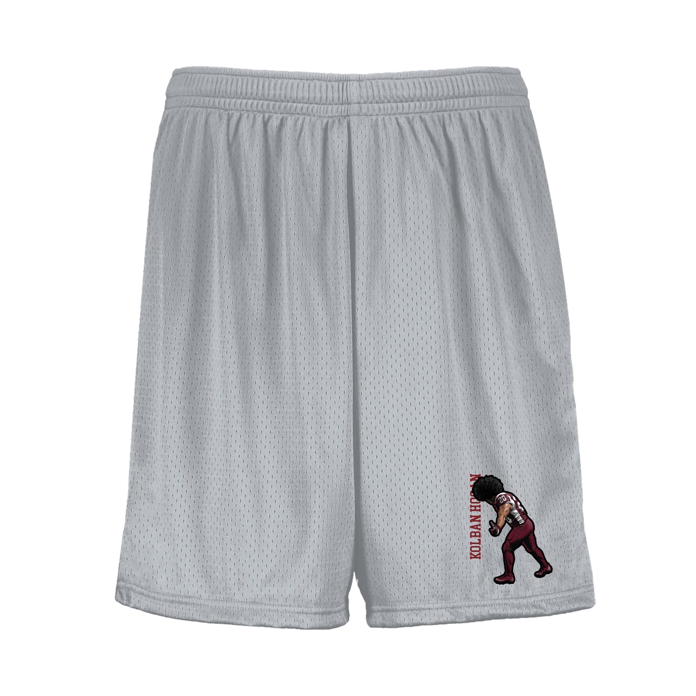 Shorts — Name Vertical in Silver