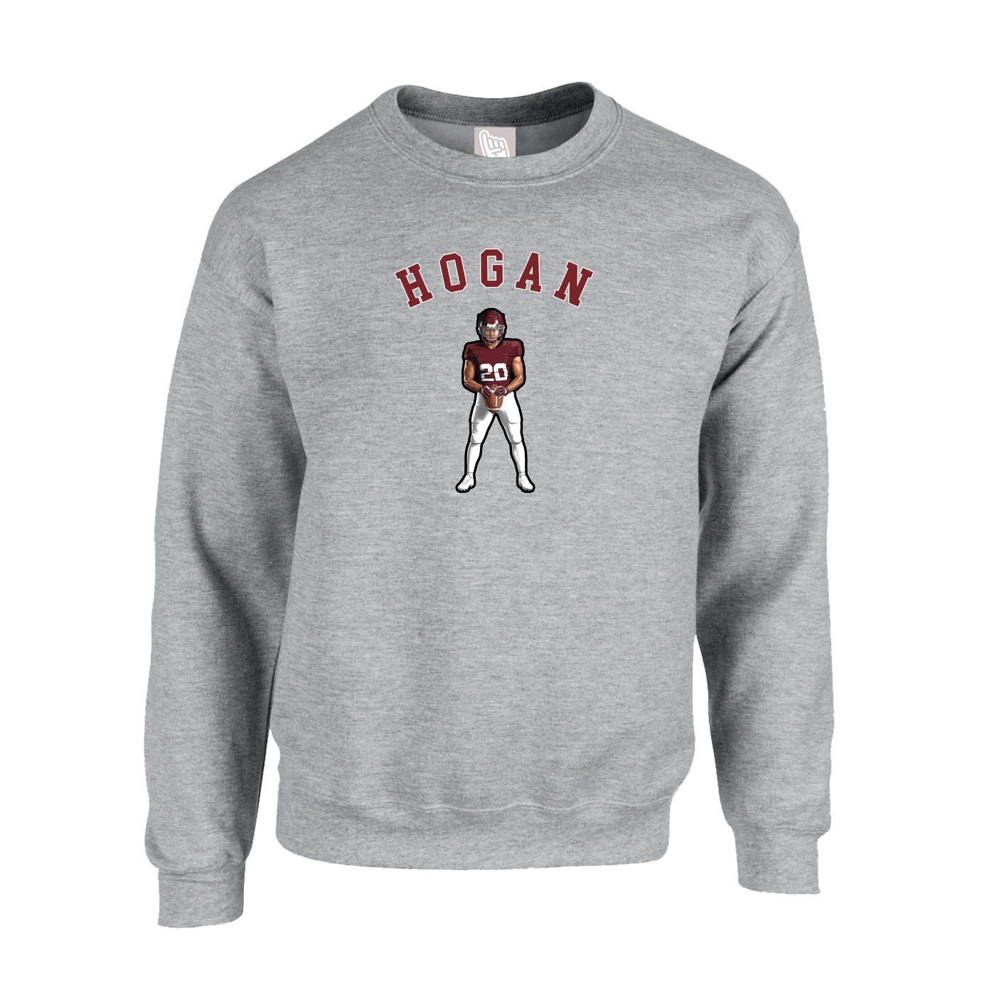 Fleece Crew — Shirsey Arch in Grey