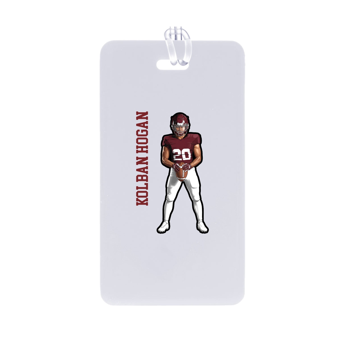 Bag Tag — Name Vertical in Classic