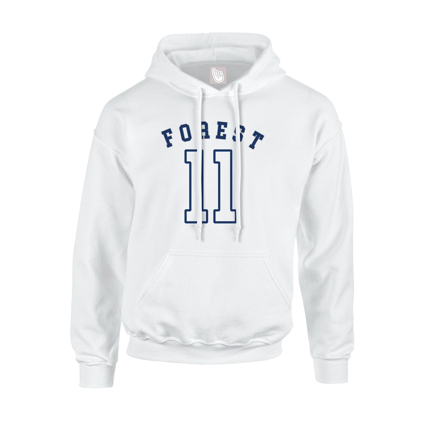 Hoodie — Shirsey Arch in White