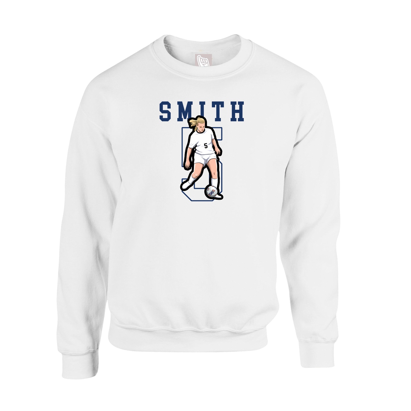 Fleece Crew — Shirsey in White
