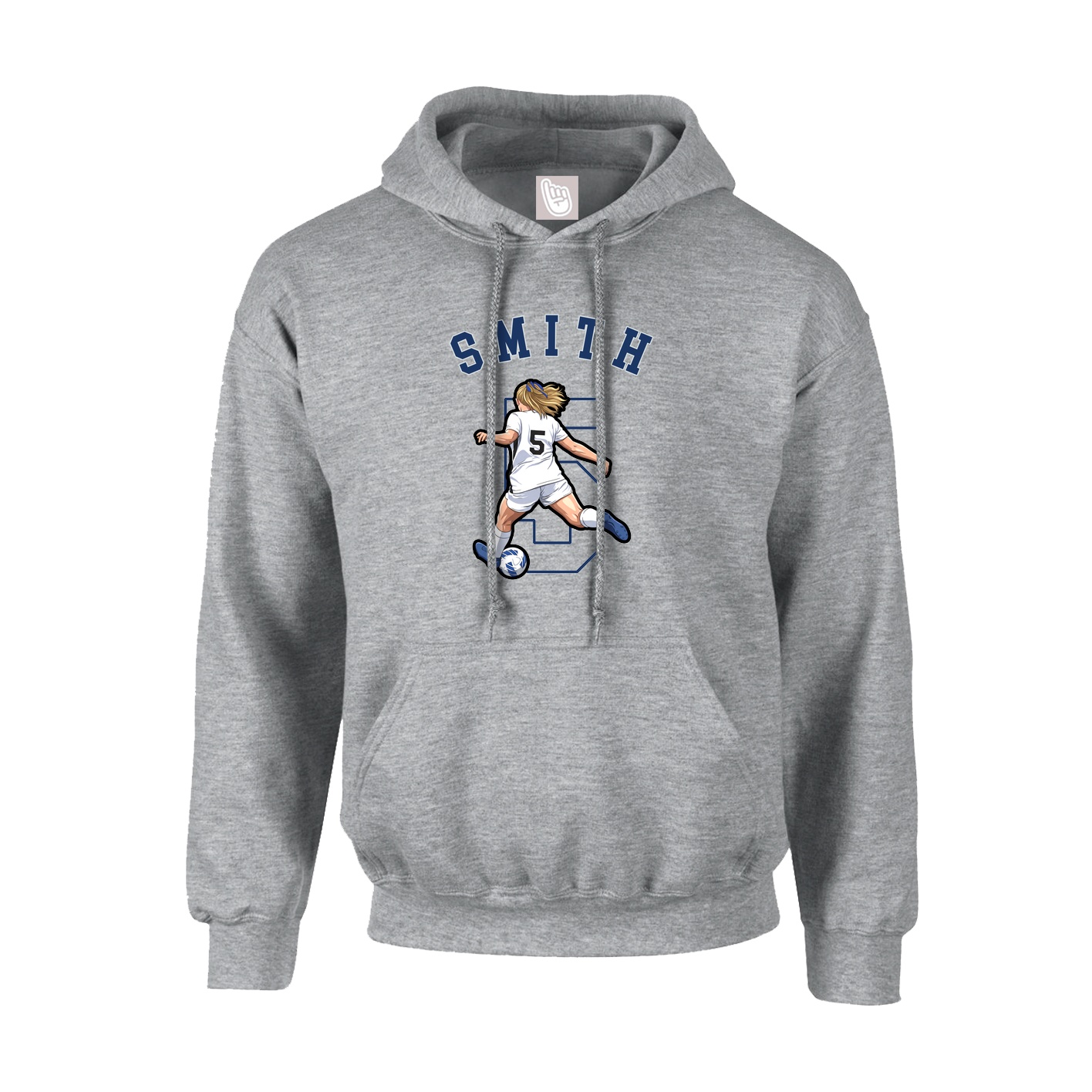 Youth Hoodie — Shirsey Arch in Grey