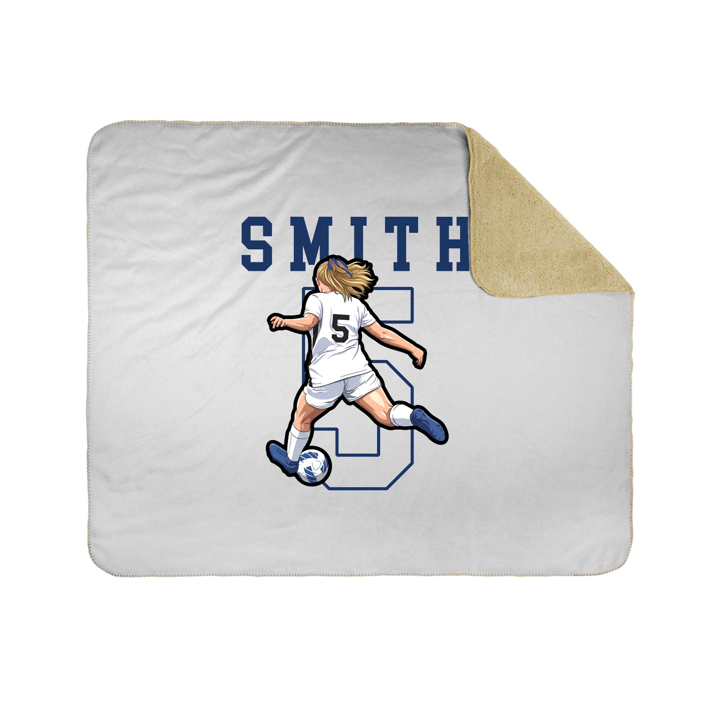 Throw Blanket — Shirsey in White