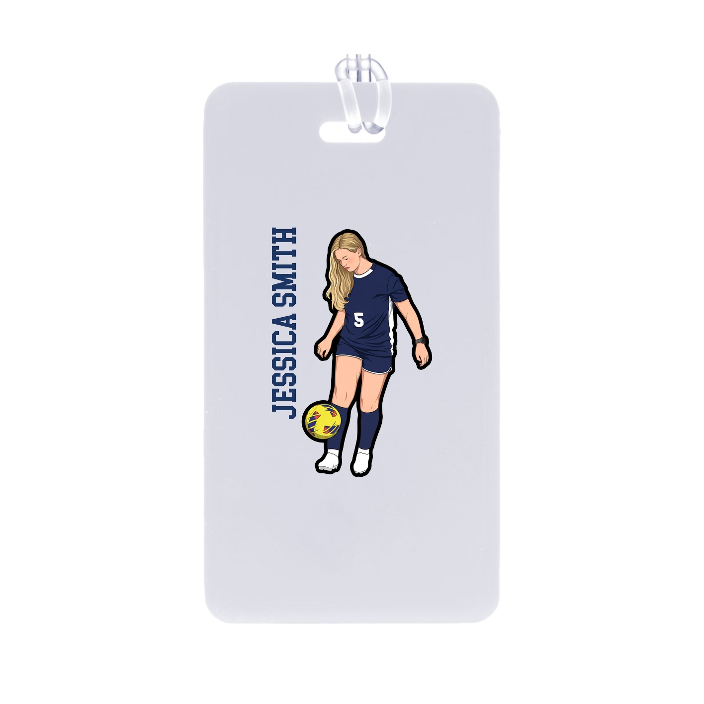 Bag Tag — Name Vertical in Classic