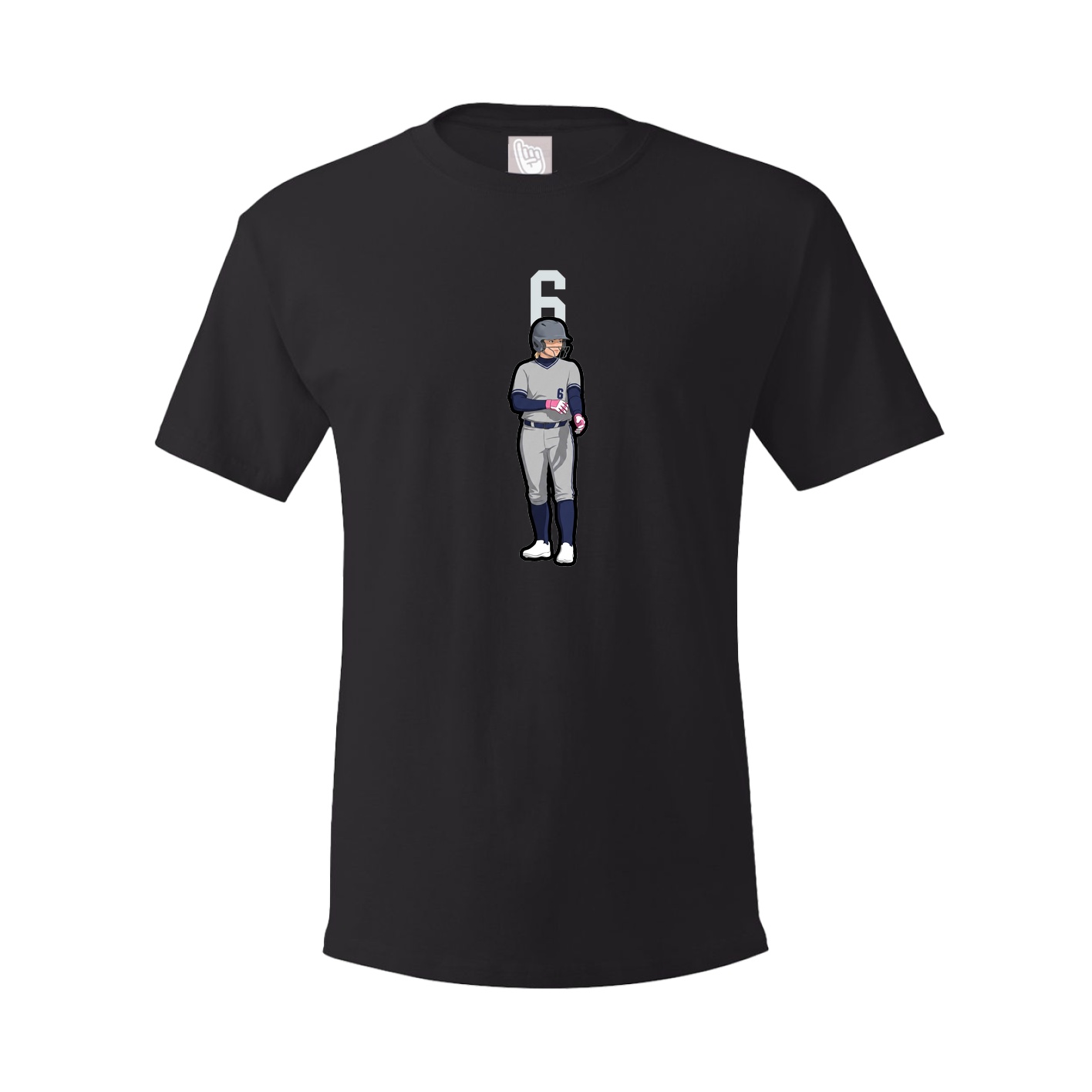 Youth Tee — Number Top in Black