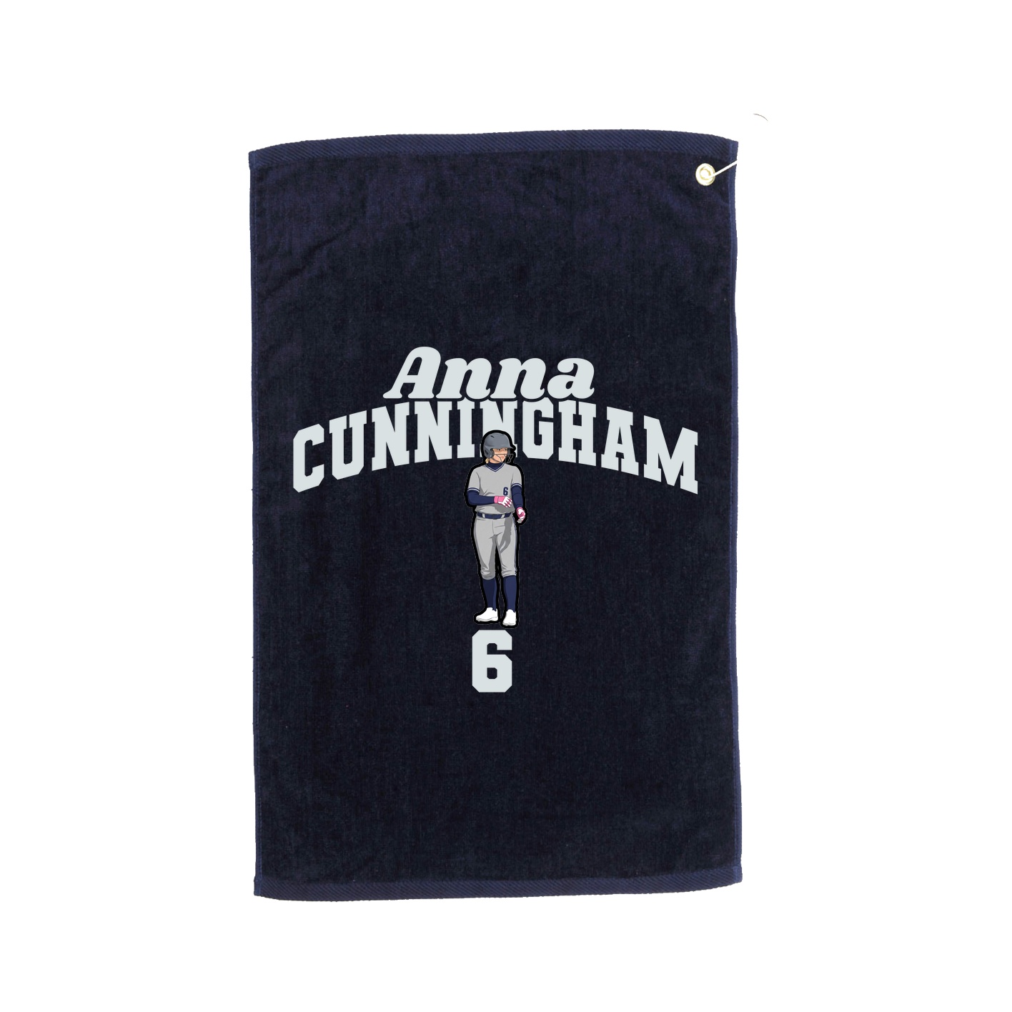 Golf Towel — Signature Arch in Navy