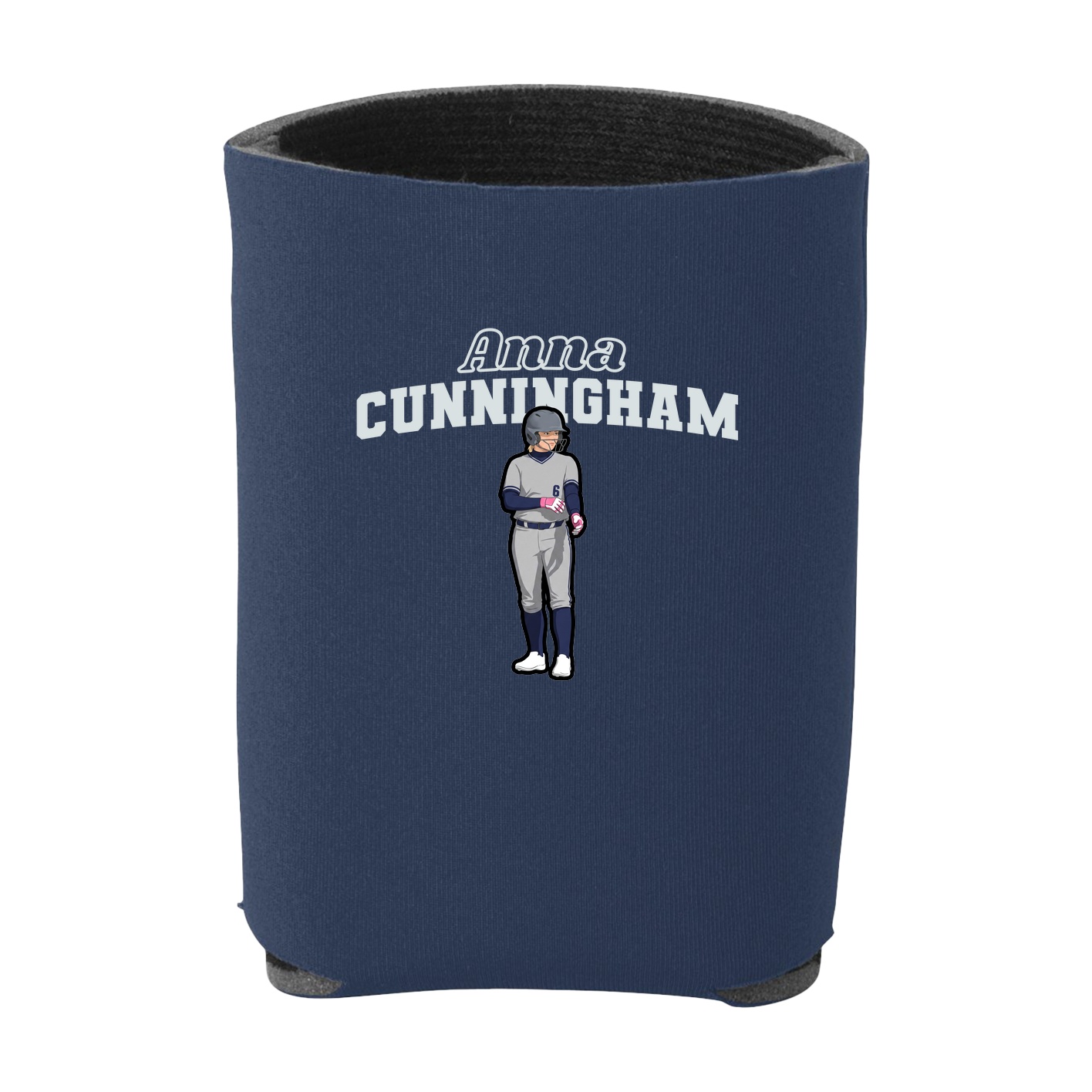 Can Holder — Name Arch in Navy