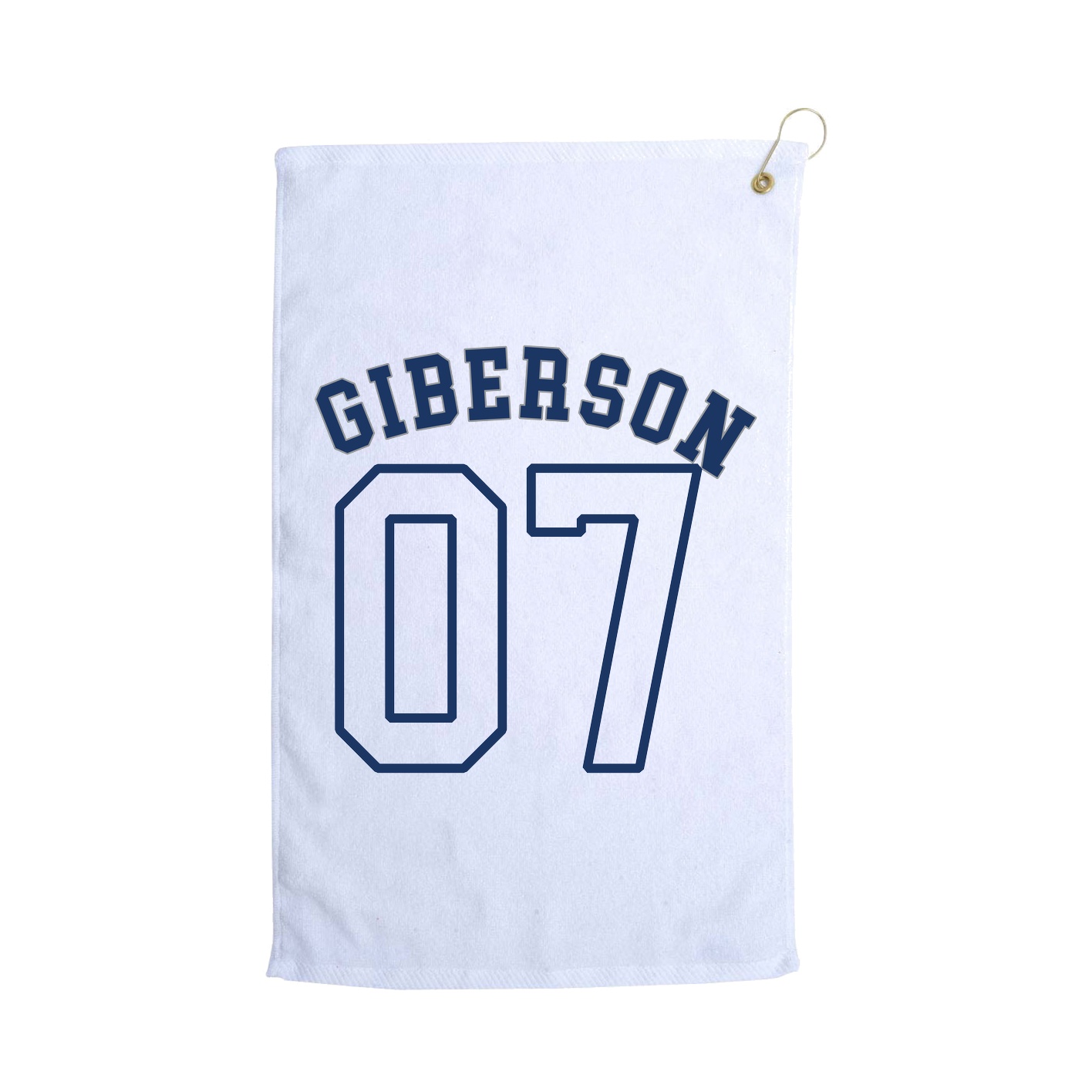 Golf Towel — Shirsey Arch in White