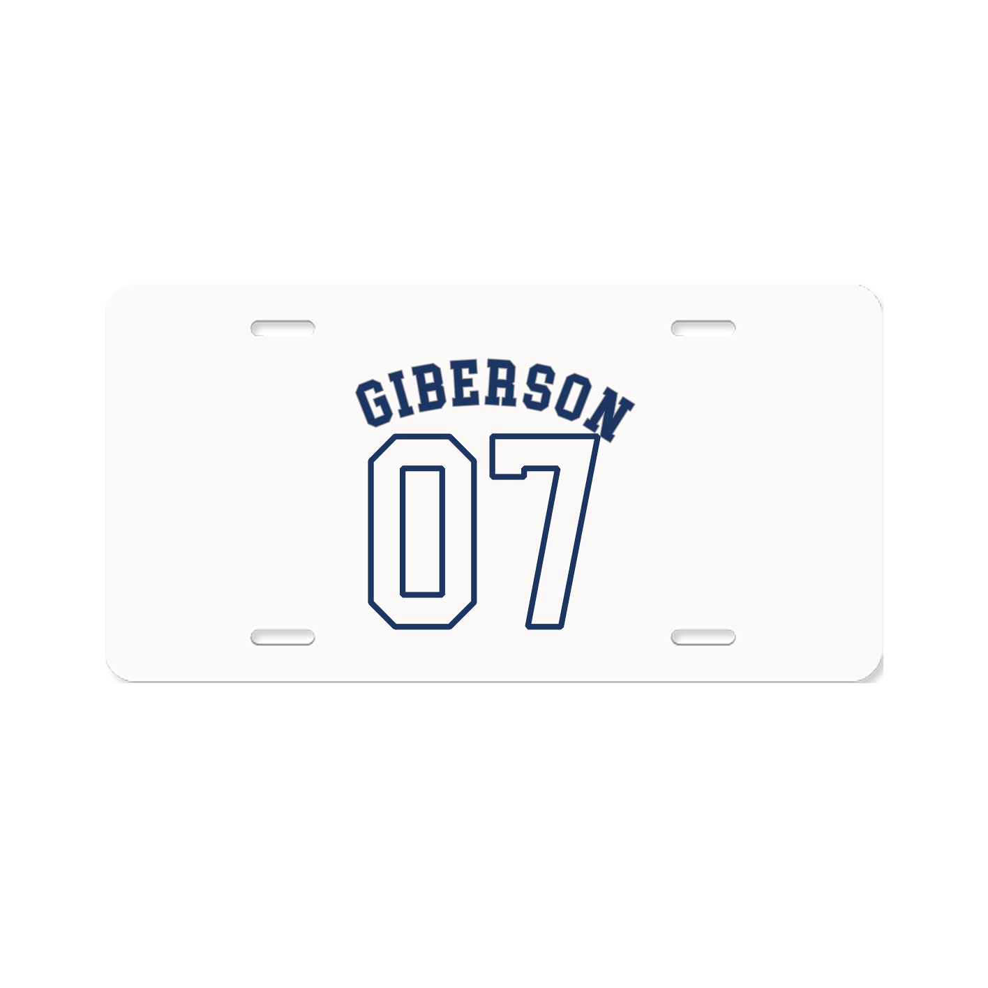 License Plate — Shirsey Arch in Classic