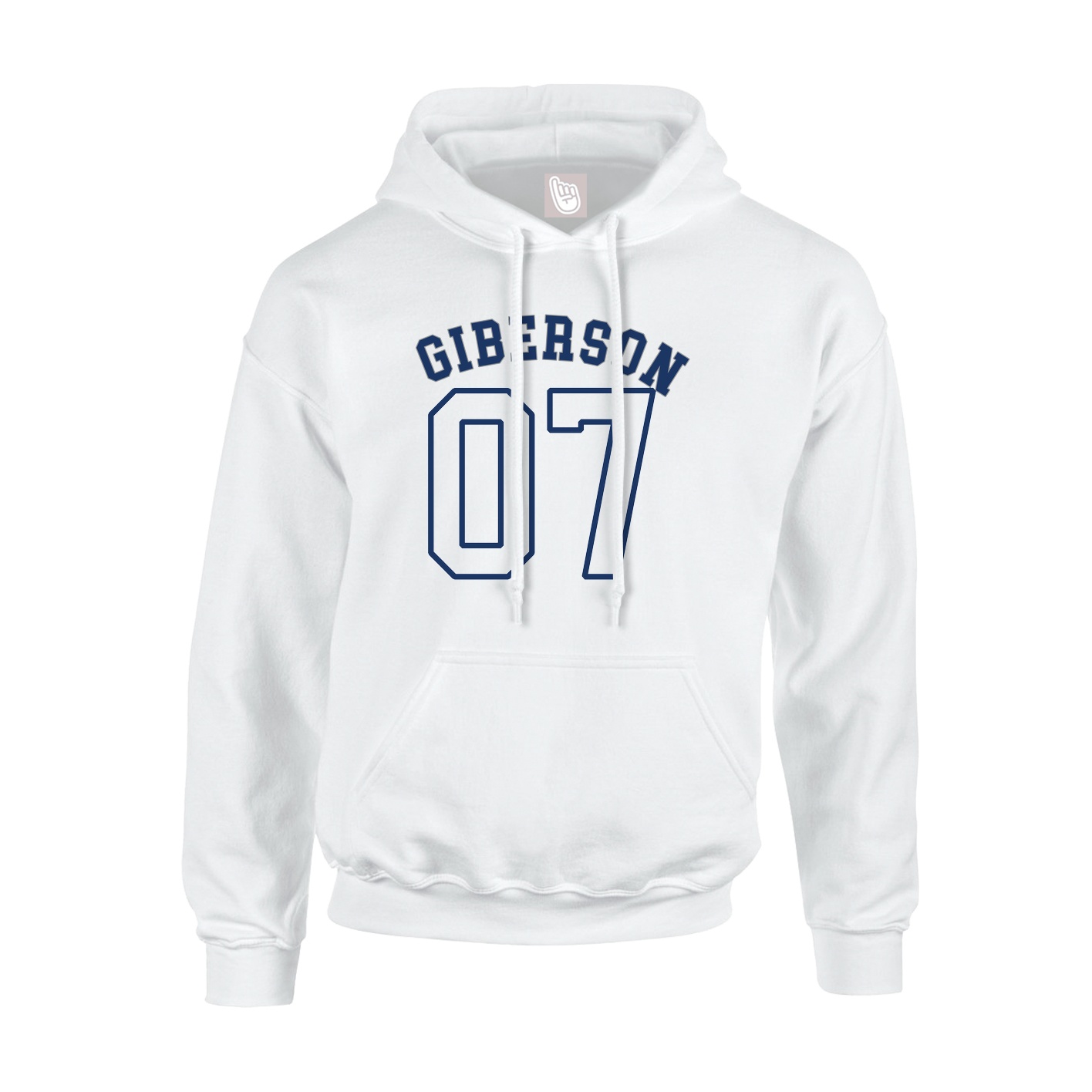 Hoodie — Shirsey Arch in White