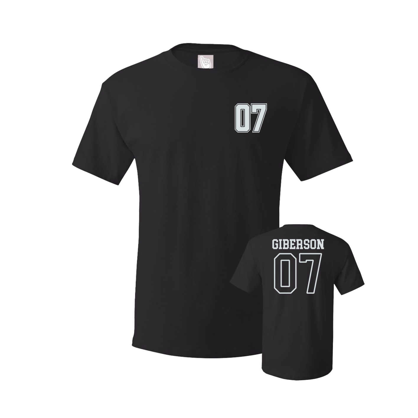 Youth Tee — Chest Back in Black
