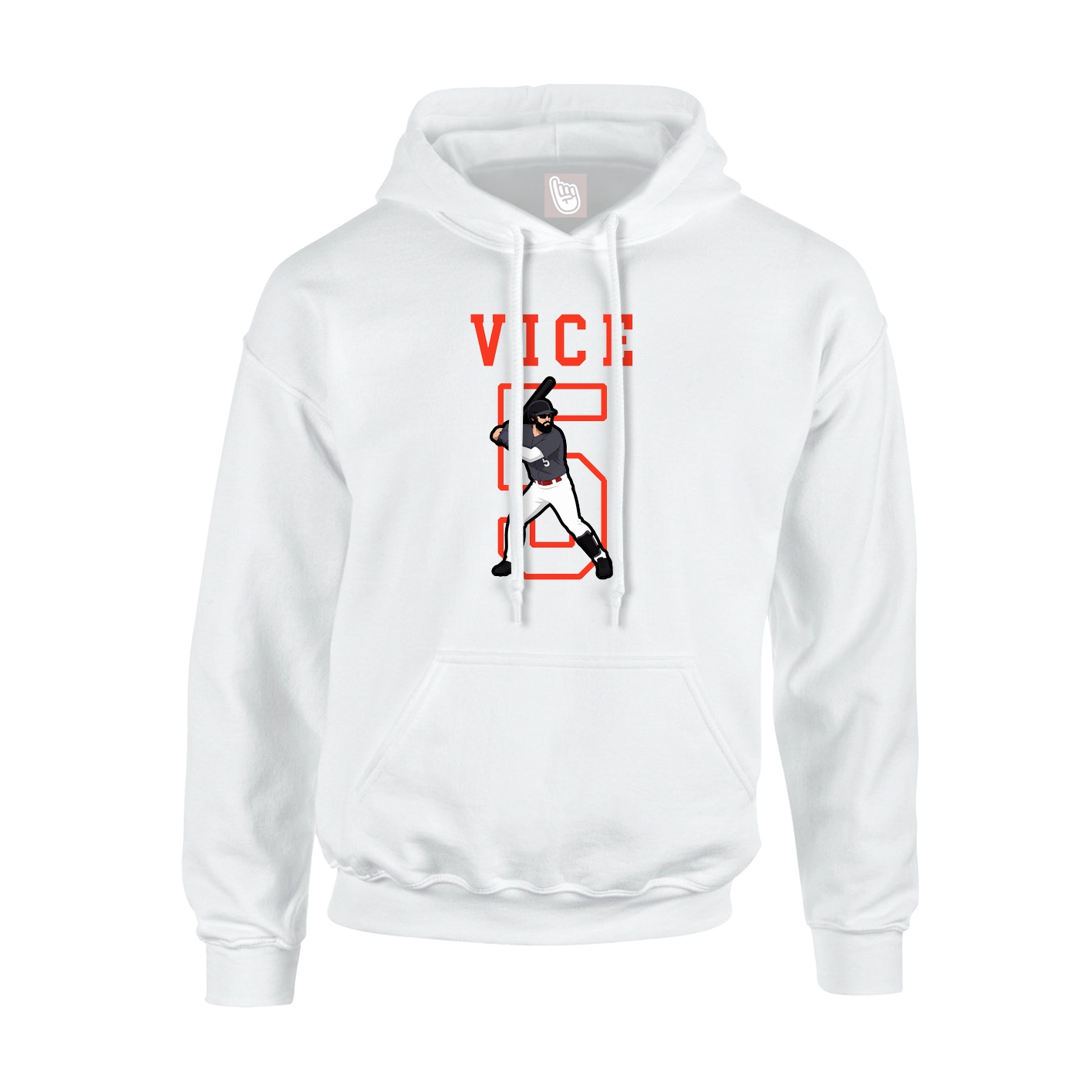 Hoodie — Shirsey in White