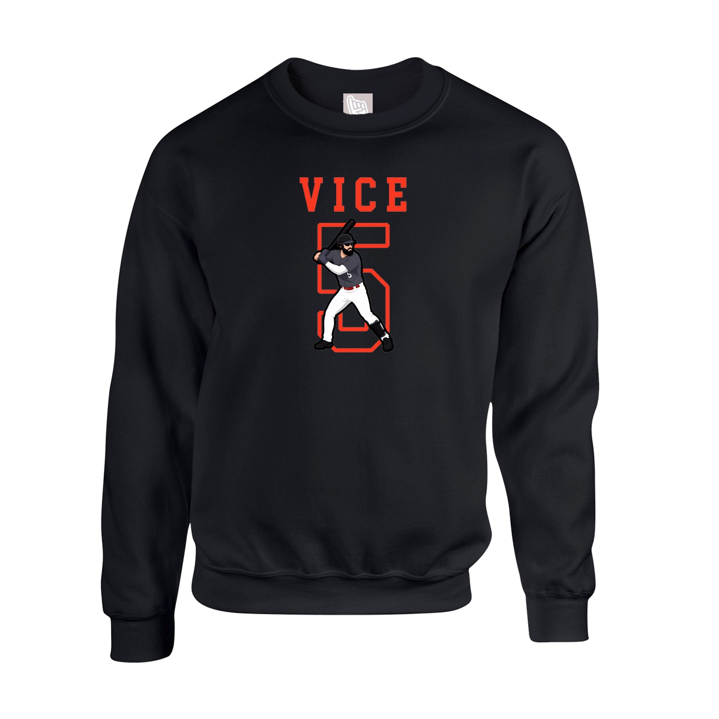 Fleece Crew — Shirsey in Black