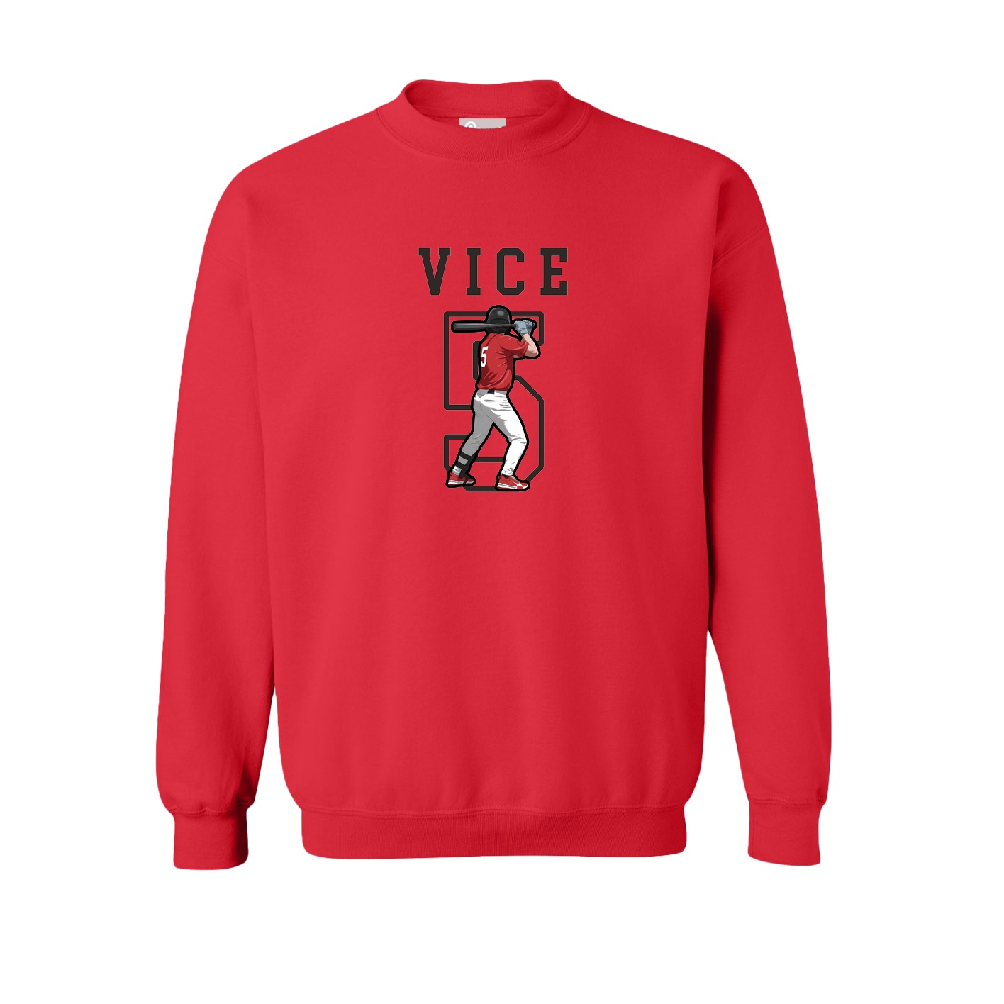 Fleece Crew — Shirsey in Red